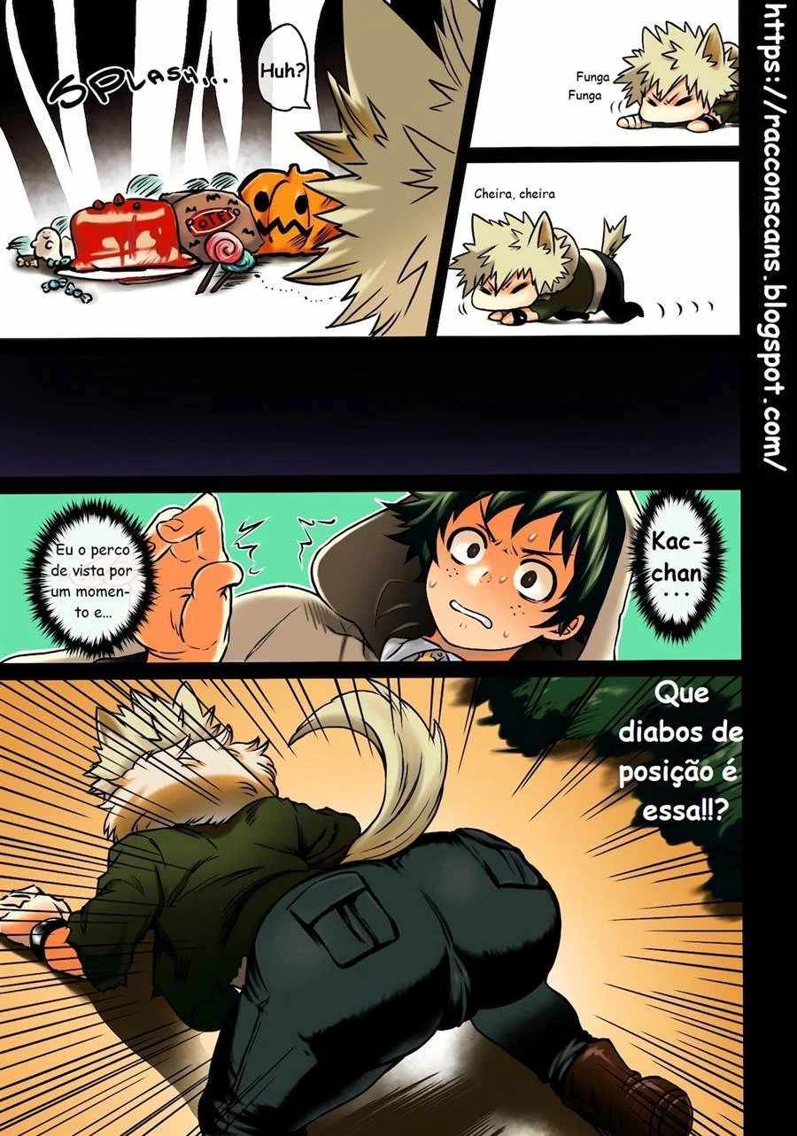 Cadelinha no Cio: A Katsuki do Colégio U.A. implora por pica em HQ erótica