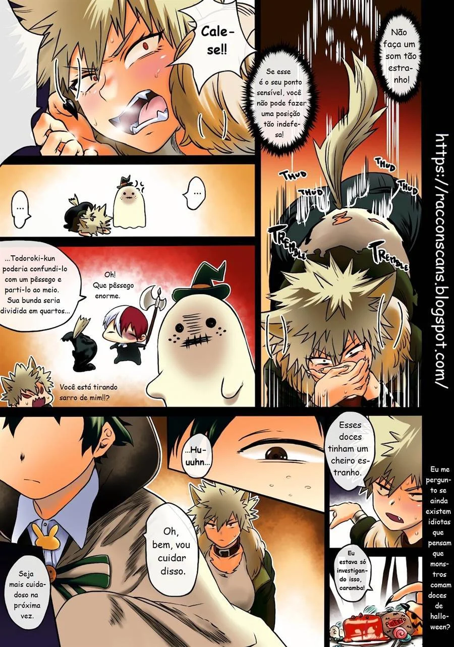 Cadelinha no Cio: A Katsuki do Colégio U.A. implora por pica em HQ erótica