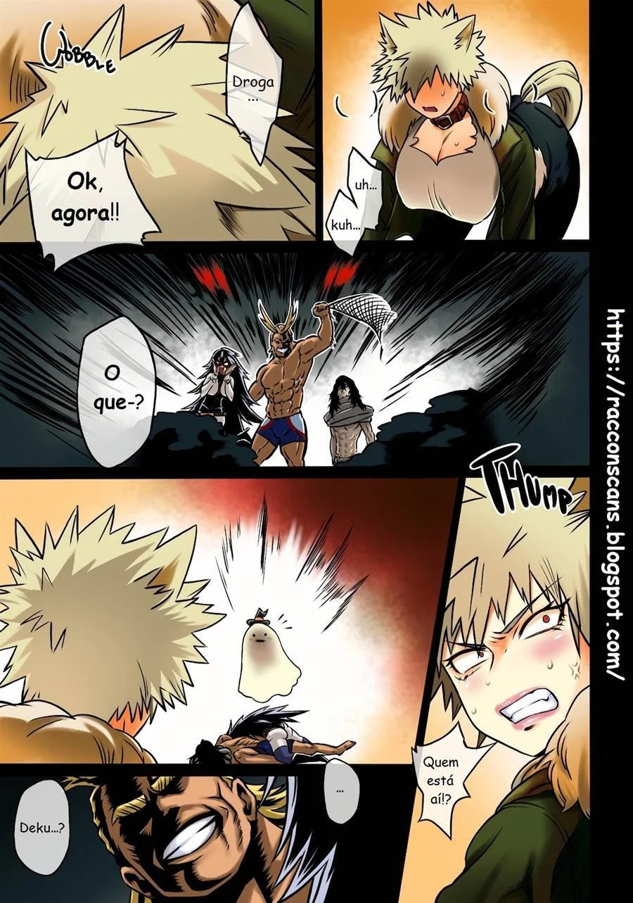 Cadelinha no Cio: A Katsuki do Colégio U.A. implora por pica em HQ erótica