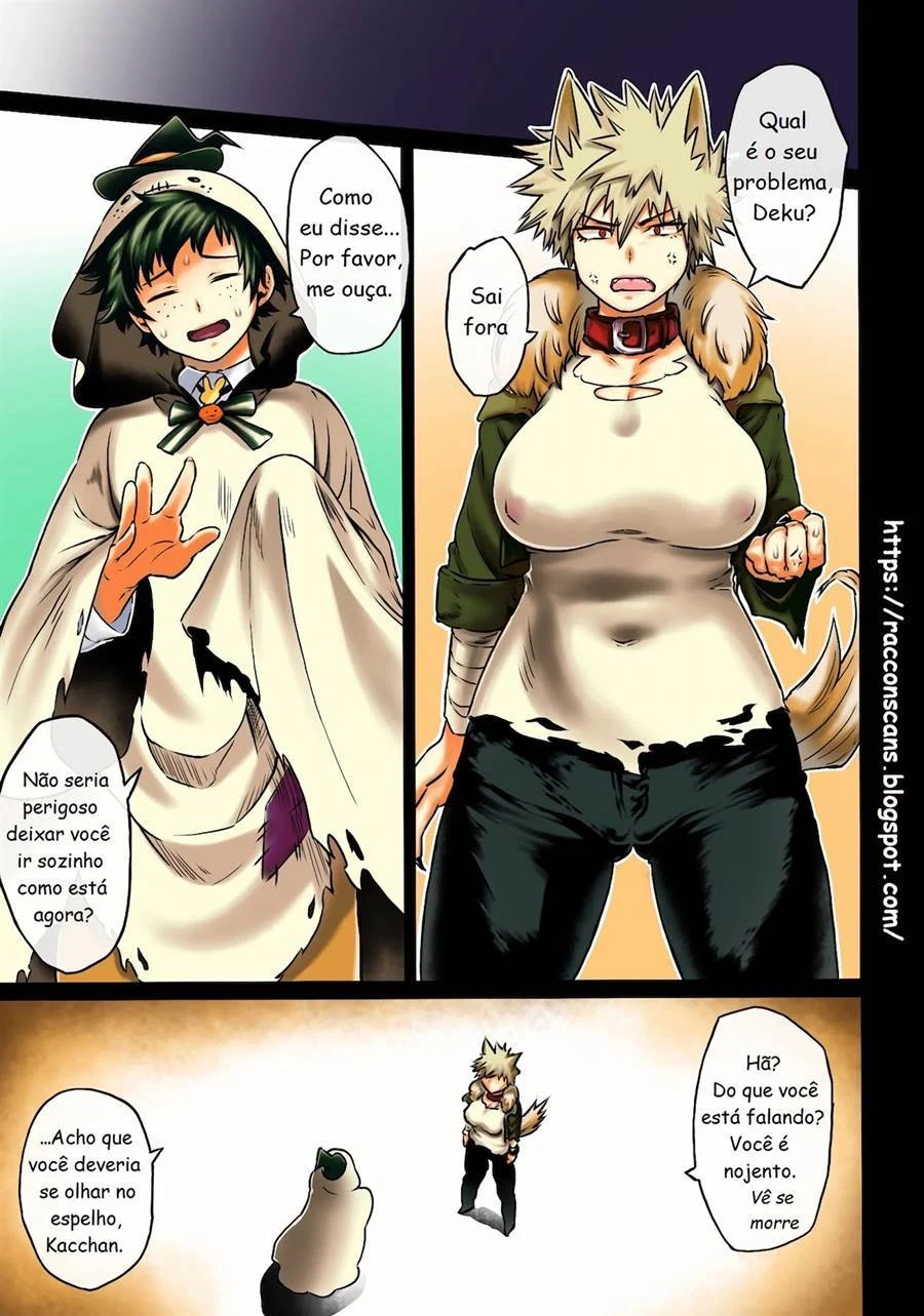 Cadelinha no Cio: A Katsuki do Colégio U.A. implora por pica em HQ erótica