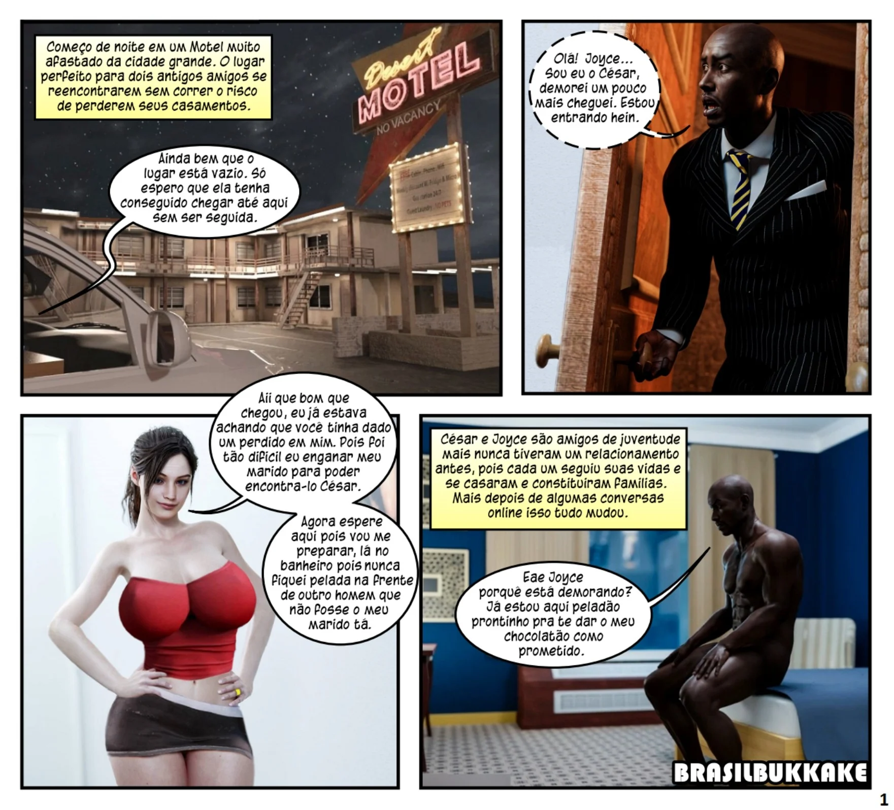 Mulher Casada Te Espera no Quarto - HQ Erótica Explícita em 3D Mulher Casada Te Espera no Quarto - HQ Erótica Explícita em 3D