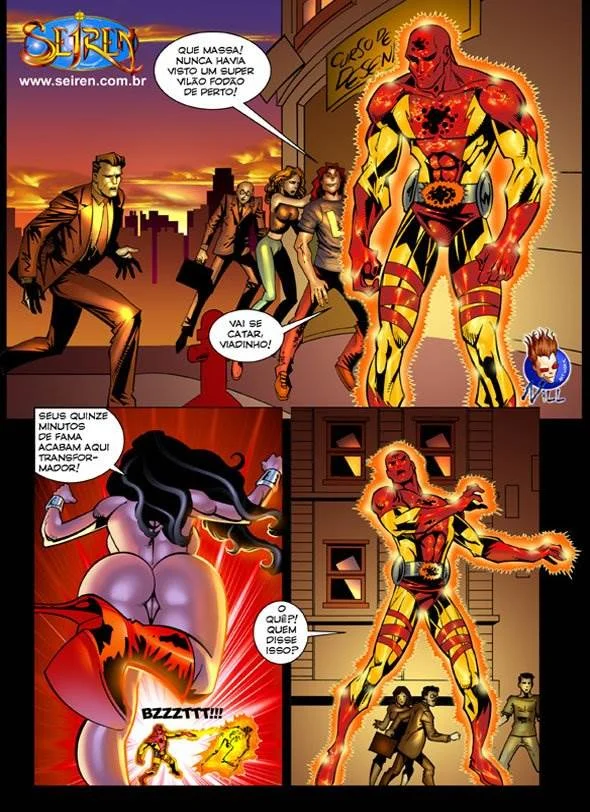 Mulher Maravilha e Supergirl: Chupadas Explícitas nos Quadrinhos Eróticos