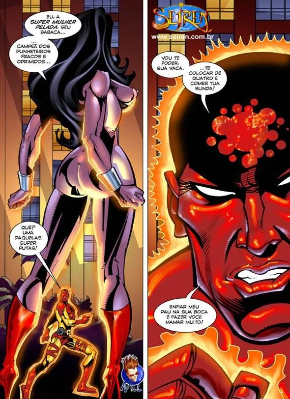 Mulher Maravilha e Supergirl: Chupadas Explícitas nos Quadrinhos Eróticos