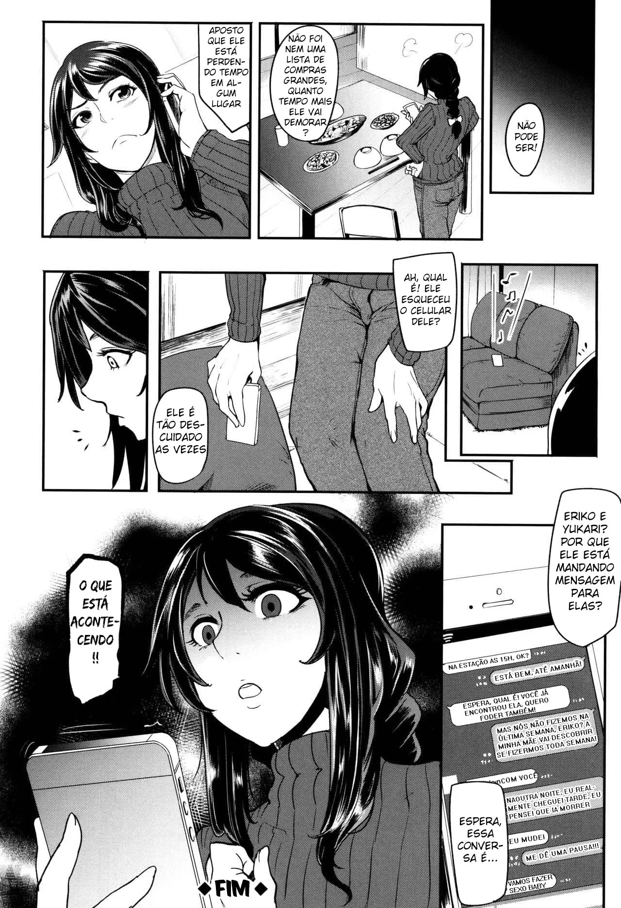 Mulheres com Fome de Pica - Quadrinhos Eróticos Explícitos de Adultos