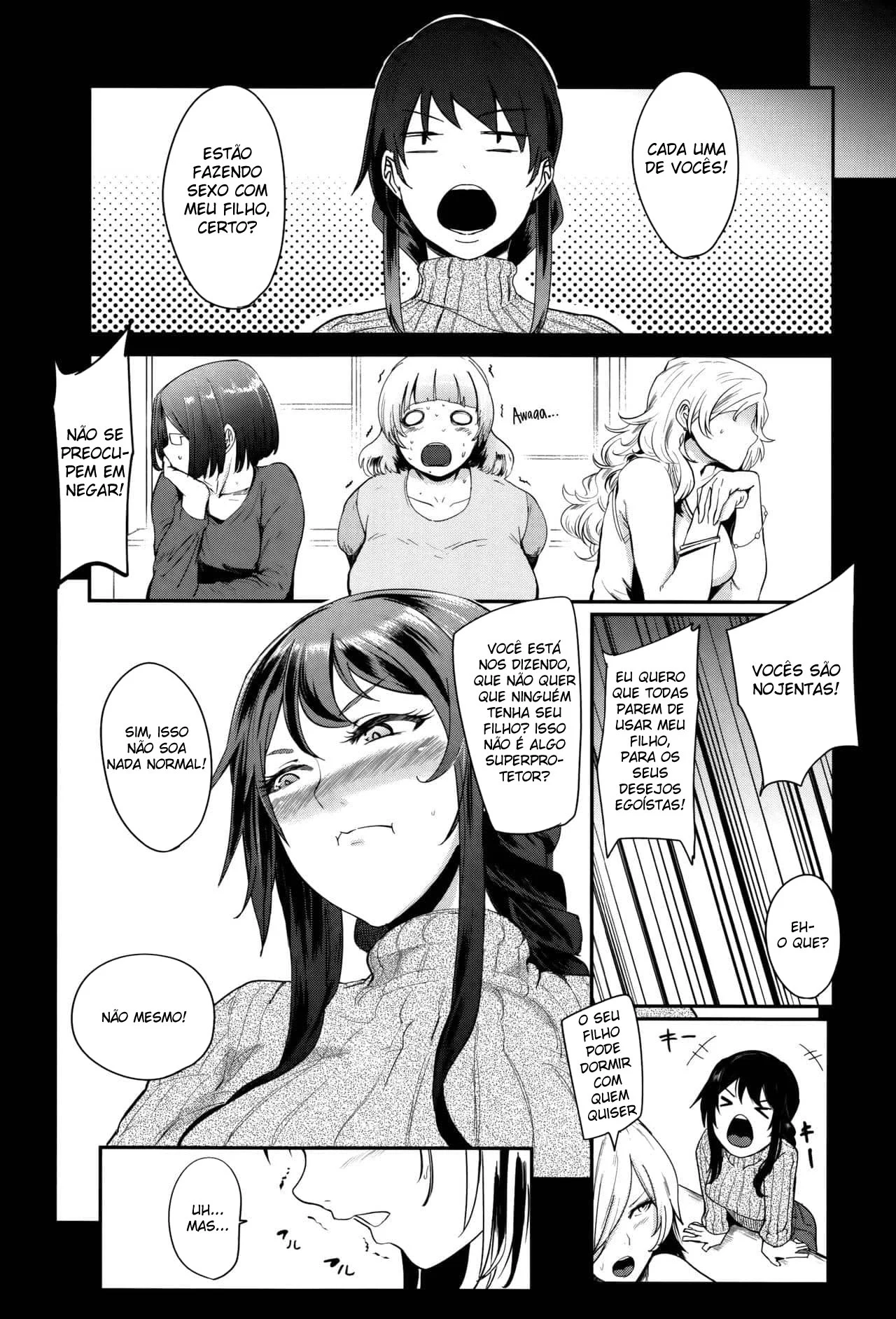 Mulheres Que Desejam Prazer Fora da Maternidade 5: Quadrinhos Eróticos Explícitos