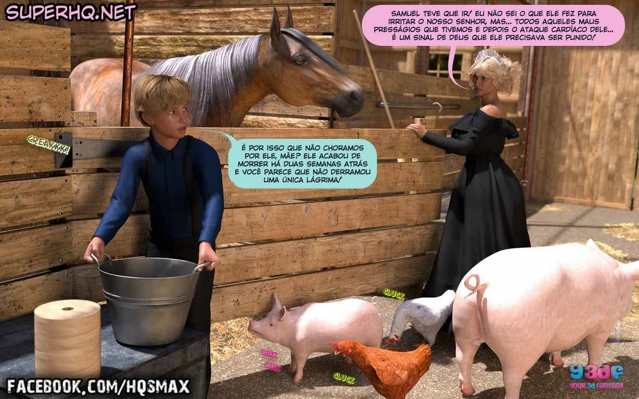 Deuteronomy: Quadrinhos Eróticos 3D com Cenas Explícitas de Porno Deuteronomy: Quadrinhos Eróticos 3D com Cenas Explícitas de Porno