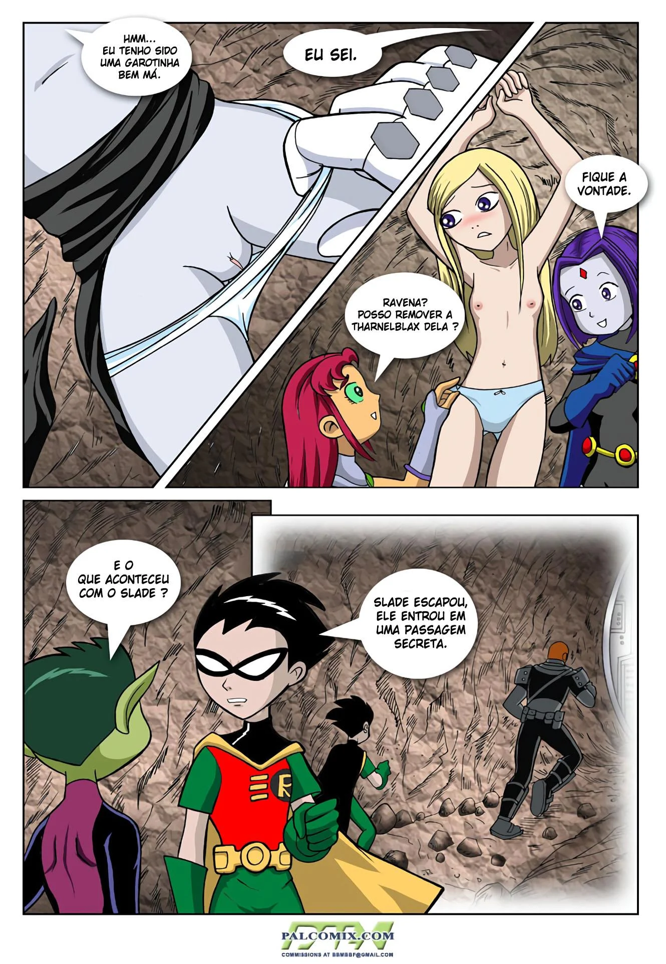 Ravena e Estelar Em Suruba Quente com Mutano - Comic Erótico Explícito Ravena e Estelar Em Suruba Quente com Mutano - Comic Erótico Explícito