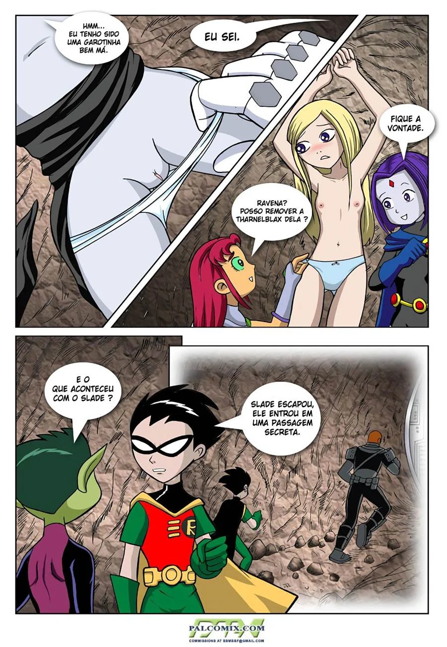 Mutante Tarado Violenta as Jovens Titãs em HQ Explícita de Sexo Brutal