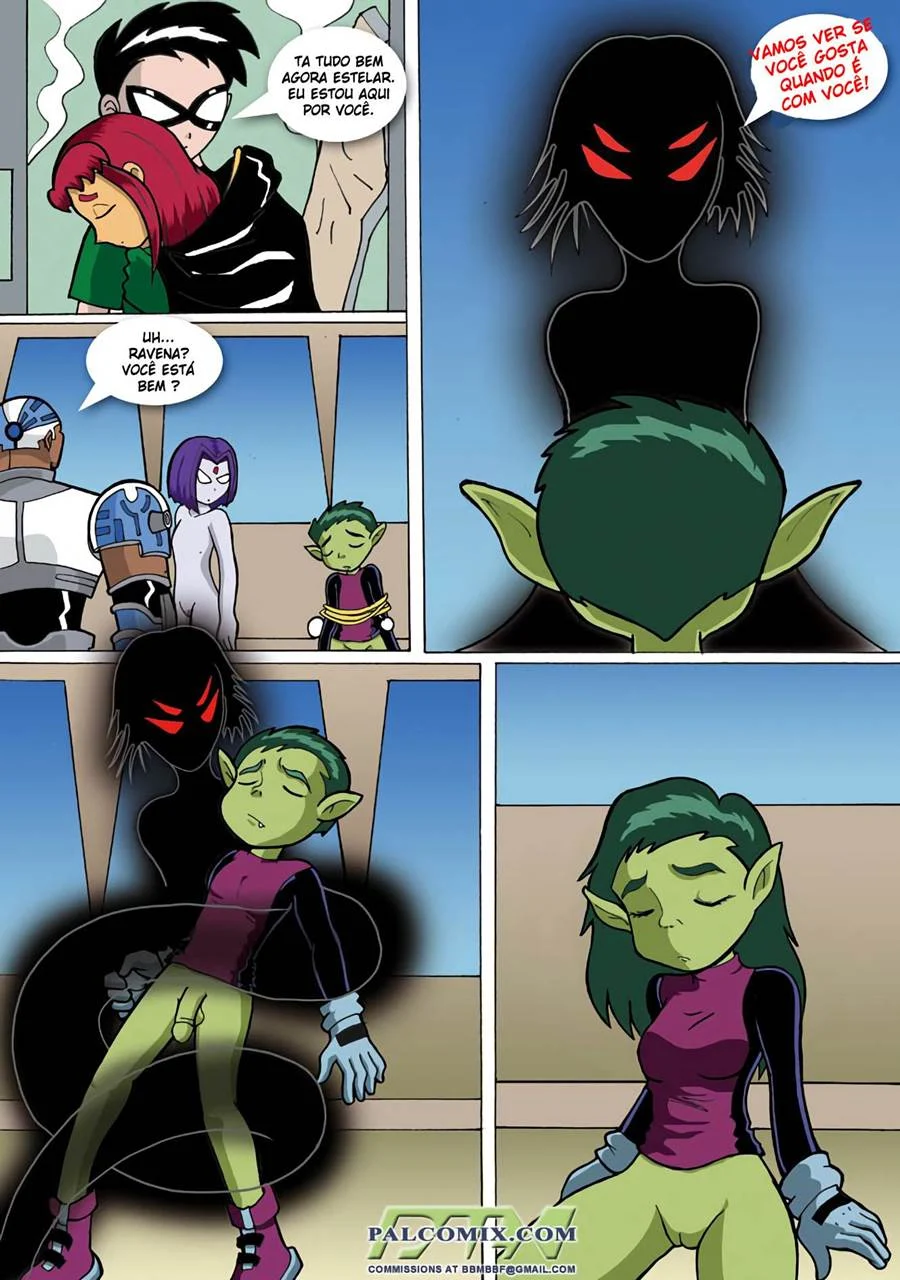 Mutante Tarado Violenta as Jovens Titãs em HQ Explícita de Sexo Brutal