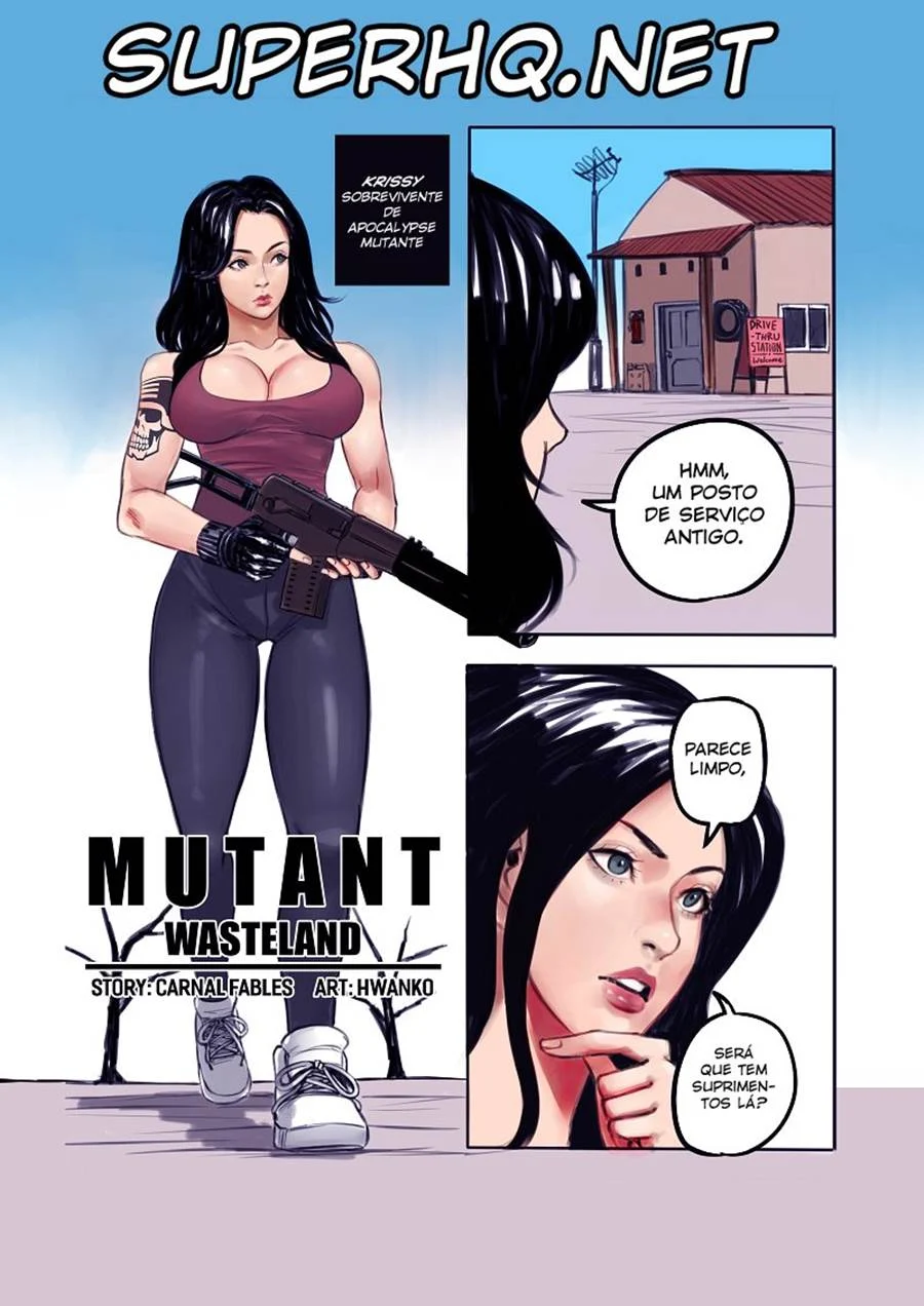 Mutantes Carnais: Orgias Cibernéticas do Apocalipse em HQ Mutantes Carnais: Orgias Cibernéticas do Apocalipse em HQ