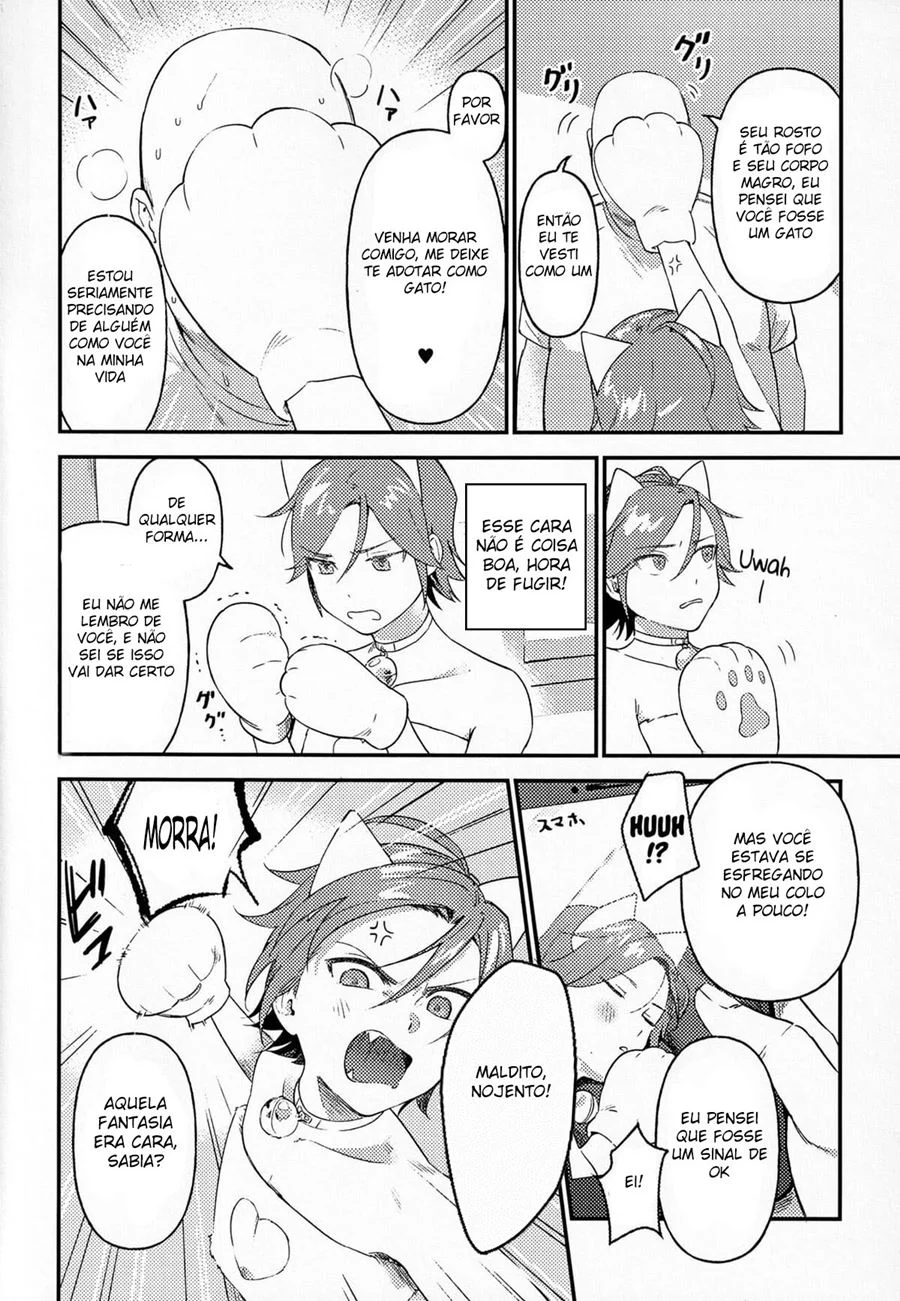 Exploração Safada com Seme Urso e Uke Gato em Yaoi Proibido