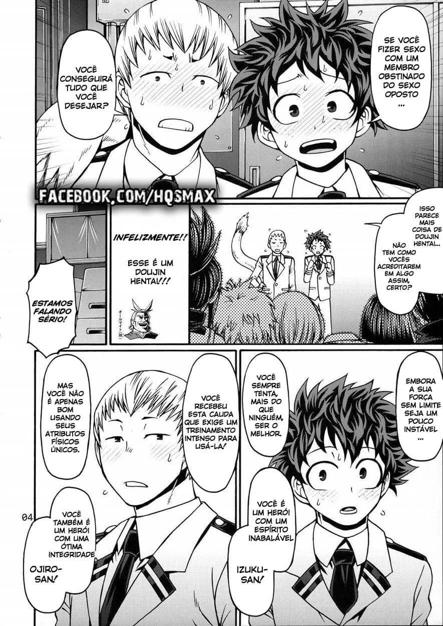 Heróis Eróticos em Ação: HQ Pornô Explícita de My Hero Academia
