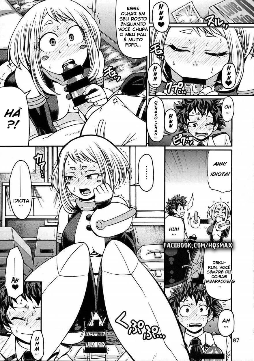 Heróis Eróticos em Ação: HQ Pornô Explícita de My Hero Academia