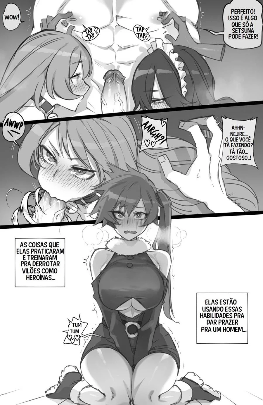 Heróis Natalinos de Sexo Explícito - Hentai Quente e Safado em HQ