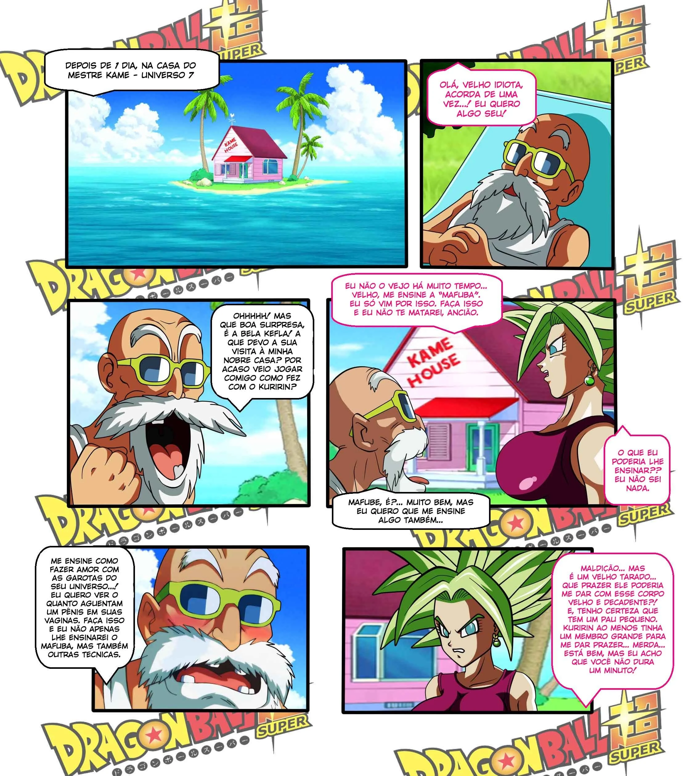 Kefla Dominada Pelo Poder Sexual do Mafuba em HQ Erótica Explícita