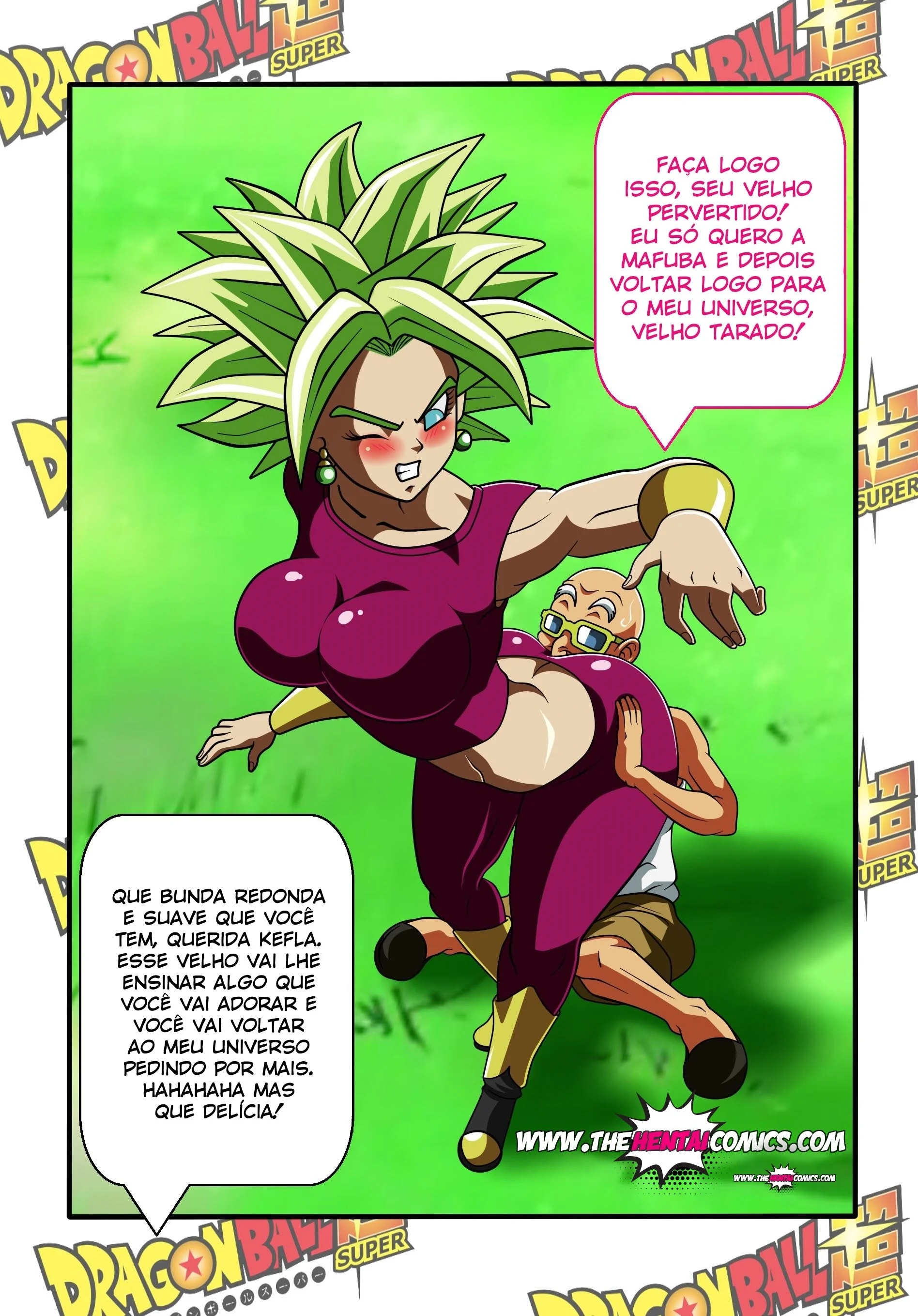 Kefla Dominada Pelo Poder Sexual do Mafuba em HQ Erótica Explícita