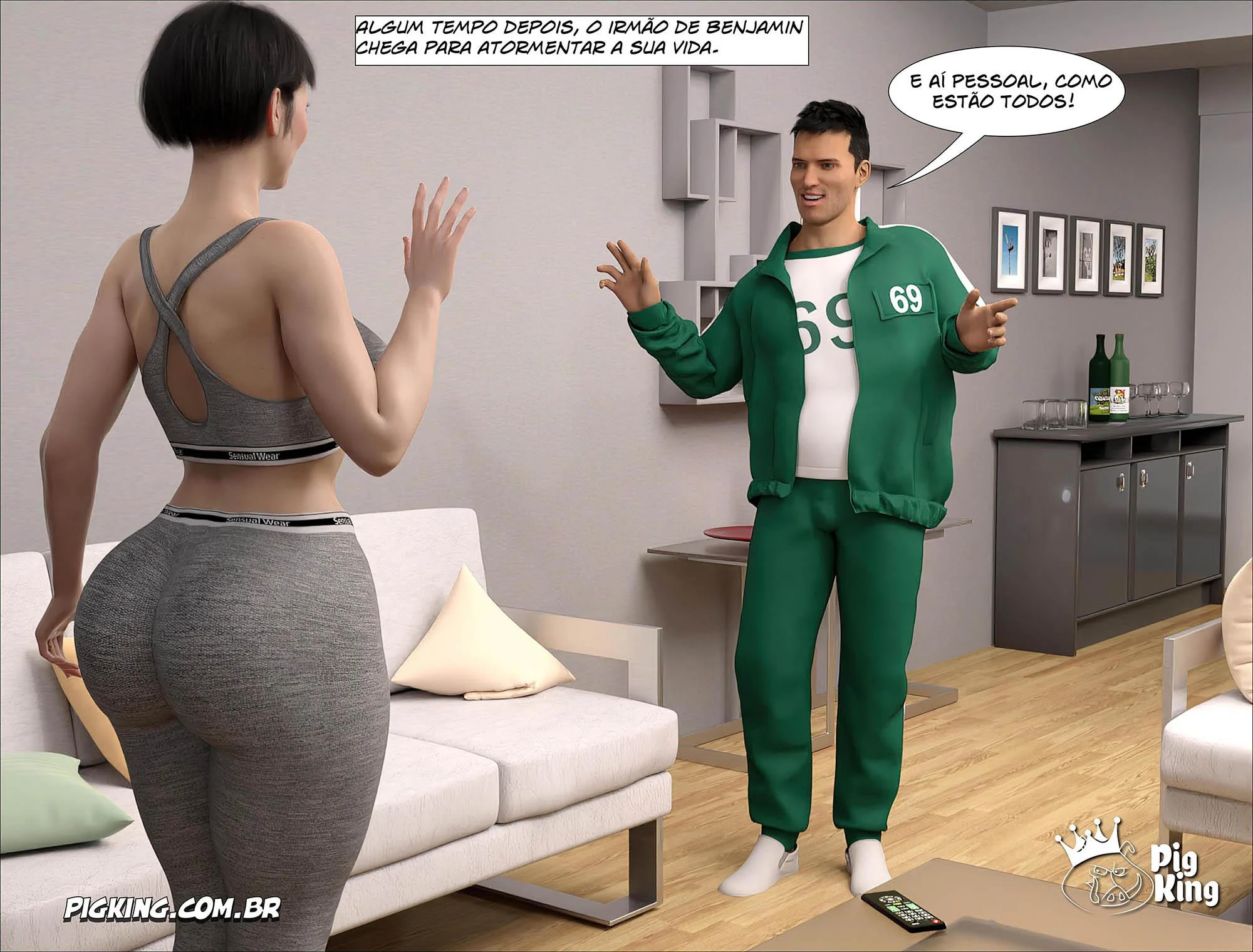 Família em Confusão: Encenações Eróticas com Filhos e Mãe Sedutora