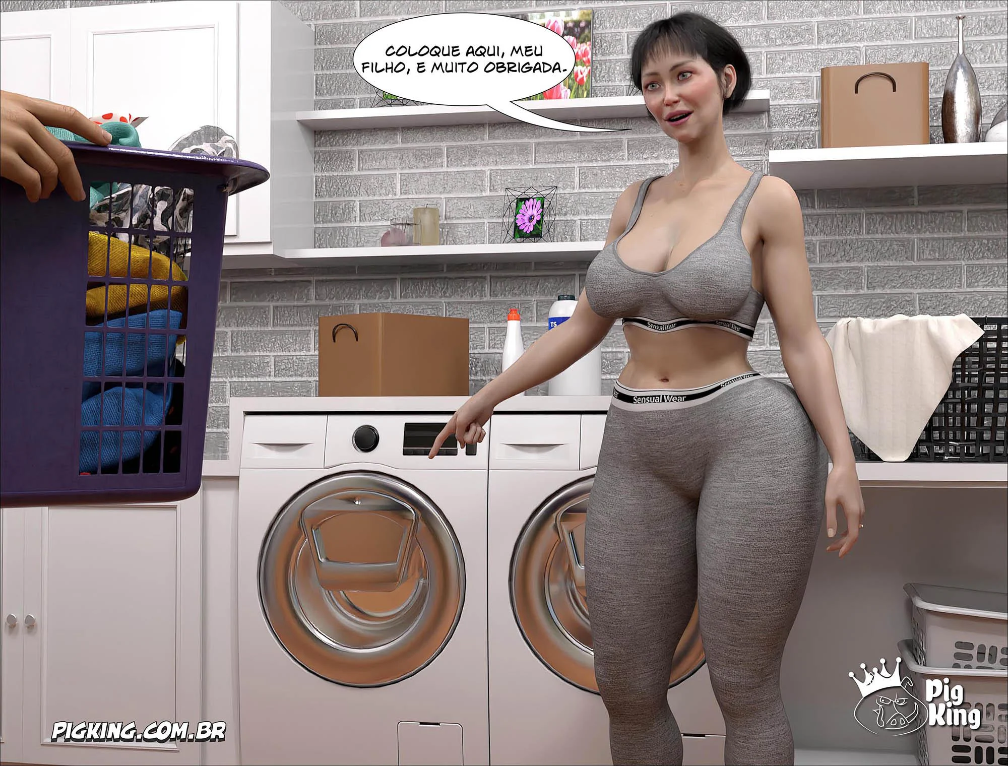 Família em Confusão: Encenações Eróticas com Filhos e Mãe Sedutora