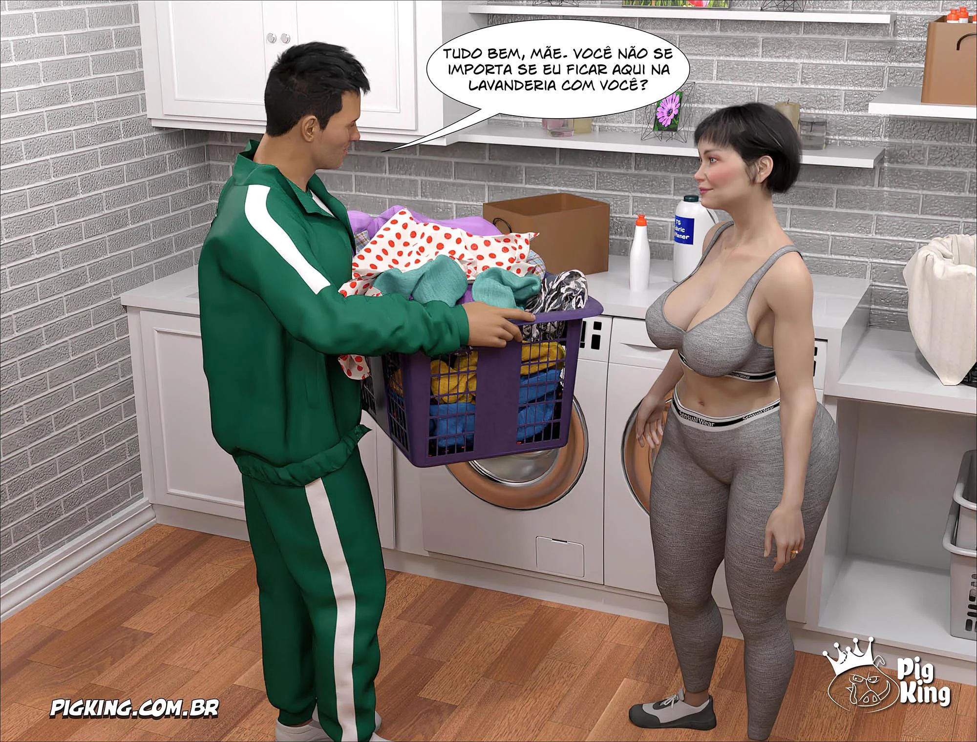 Família em Confusão: Encenações Eróticas com Filhos e Mãe Sedutora