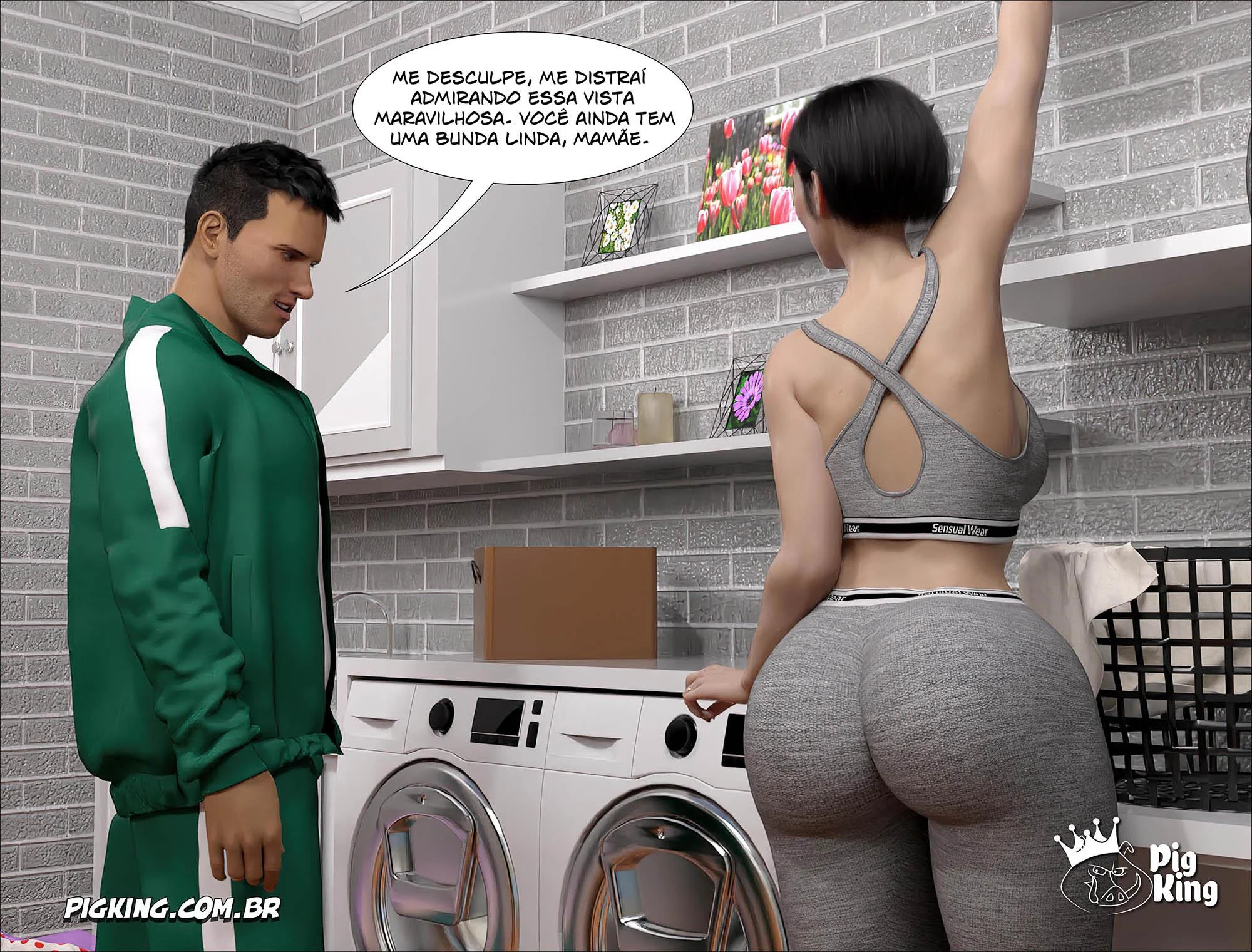 Família em Confusão: Encenações Eróticas com Filhos e Mãe Sedutora