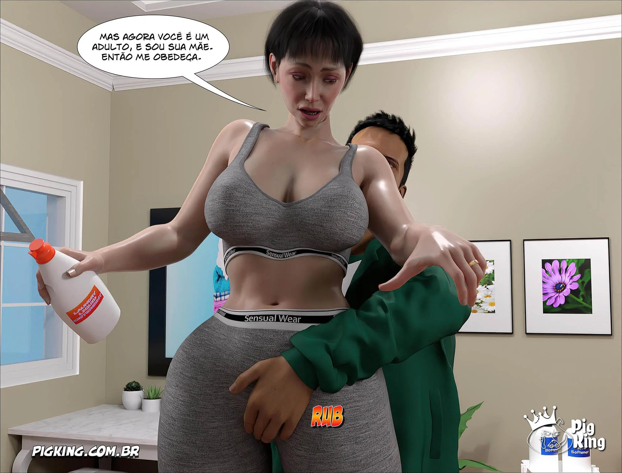 Família em Confusão: Encenações Eróticas com Filhos e Mãe Sedutora