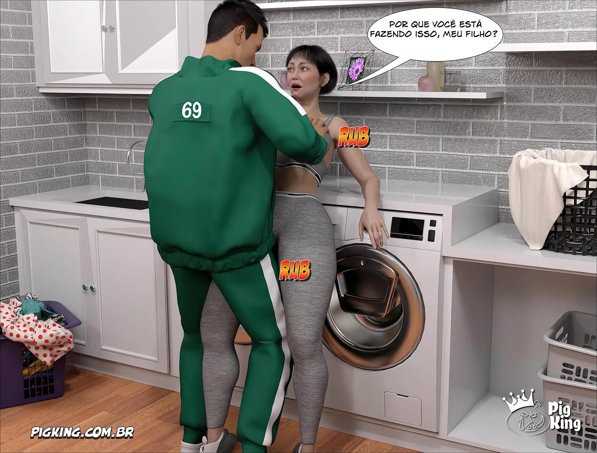 Família em Confusão: Encenações Eróticas com Filhos e Mãe Sedutora