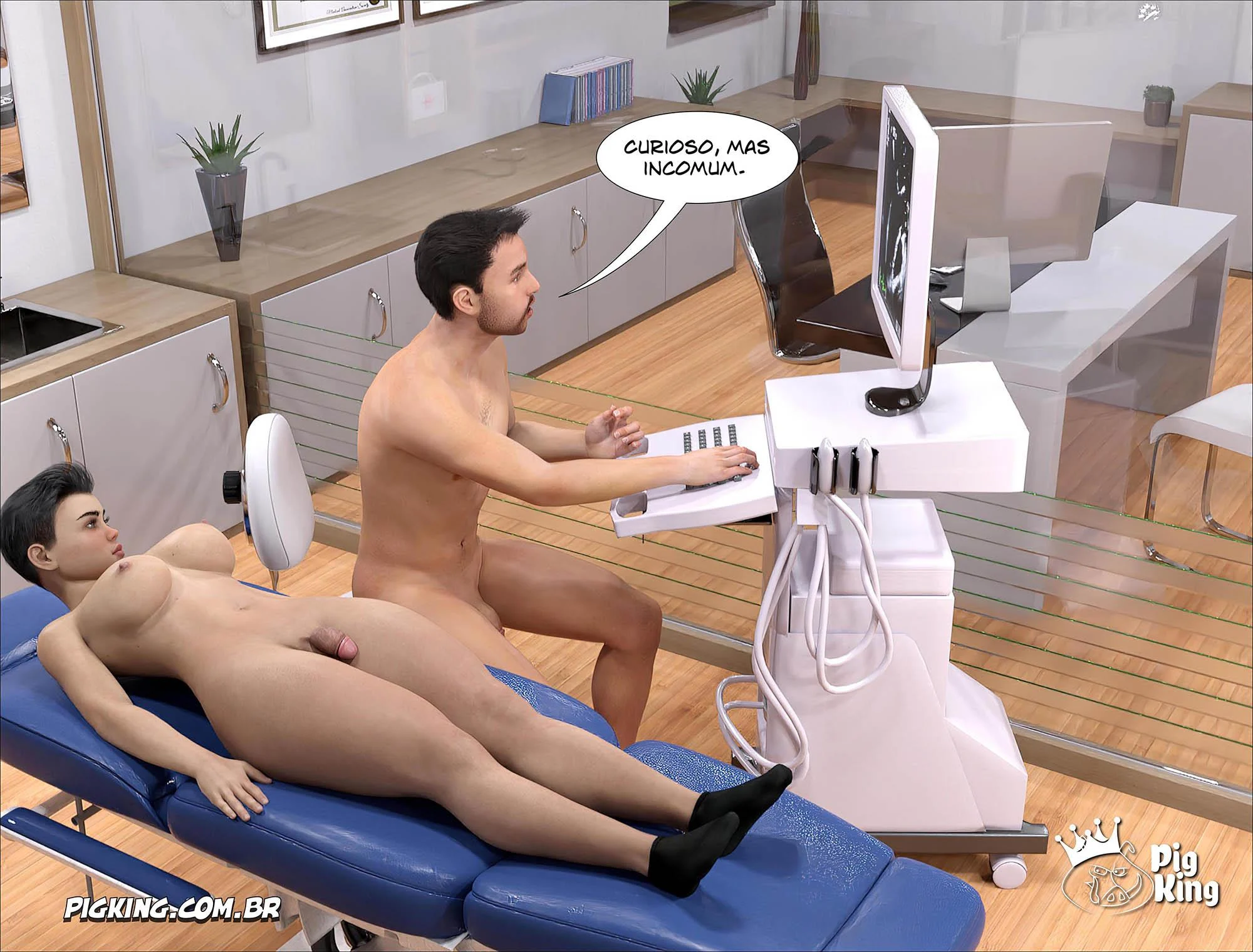 Vídeo Explícito: Minha Madrasta Sedutora no Banho | Cena Quente em HQ 3D