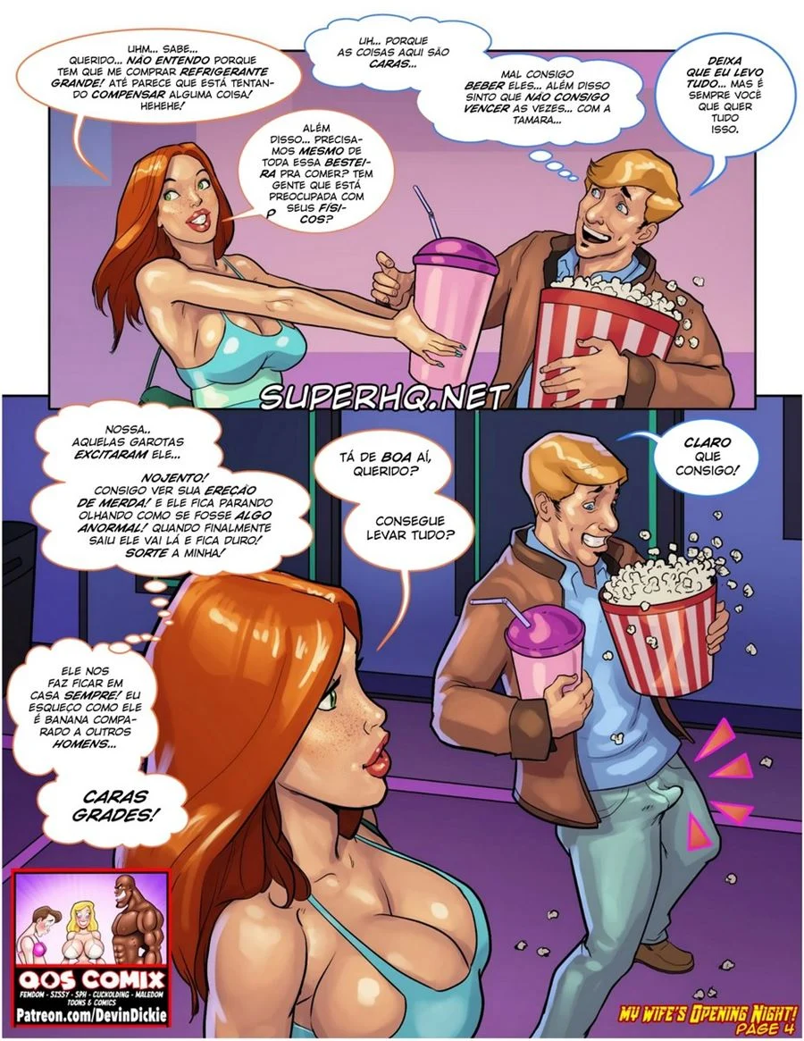 Noite de Abertura da Minha Esposa: Traição Ardente em Quadrinhos Sexuais