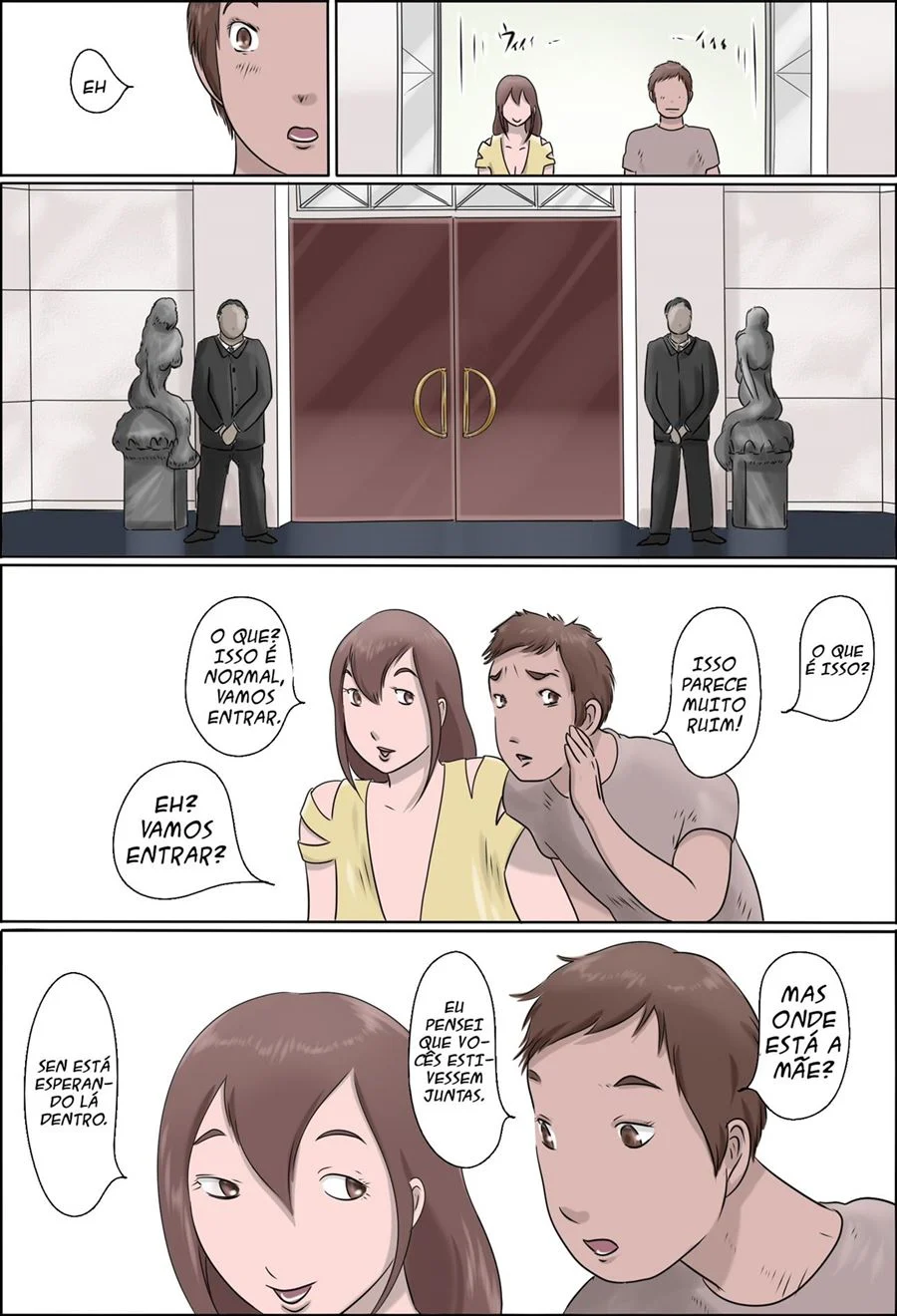 Swinger com Mamãe: Foda Explícita entre Mães e Filhos em HQ