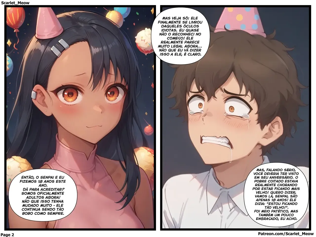 Faculdade Proibida: Garotas Pornôs em HQ Explícita com Nagatoro