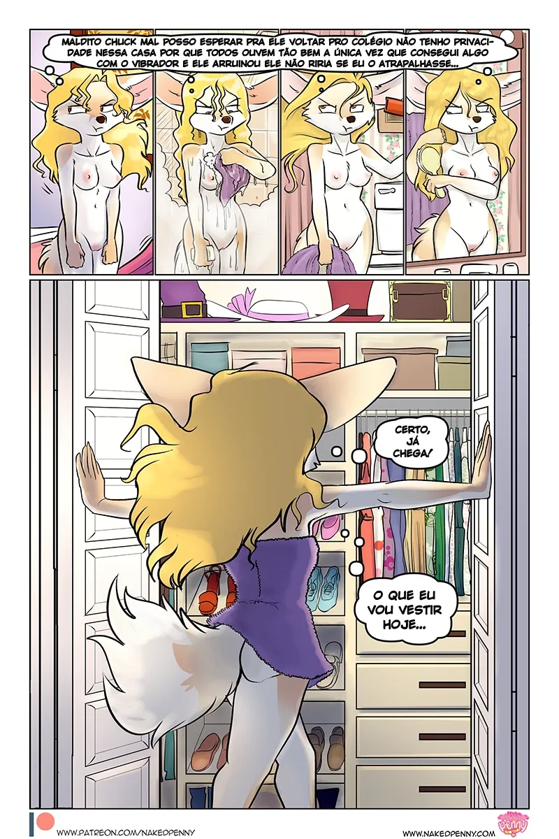 Sexo Explícito com Penny Peluda em HQ: Fetiche Animal em Ação