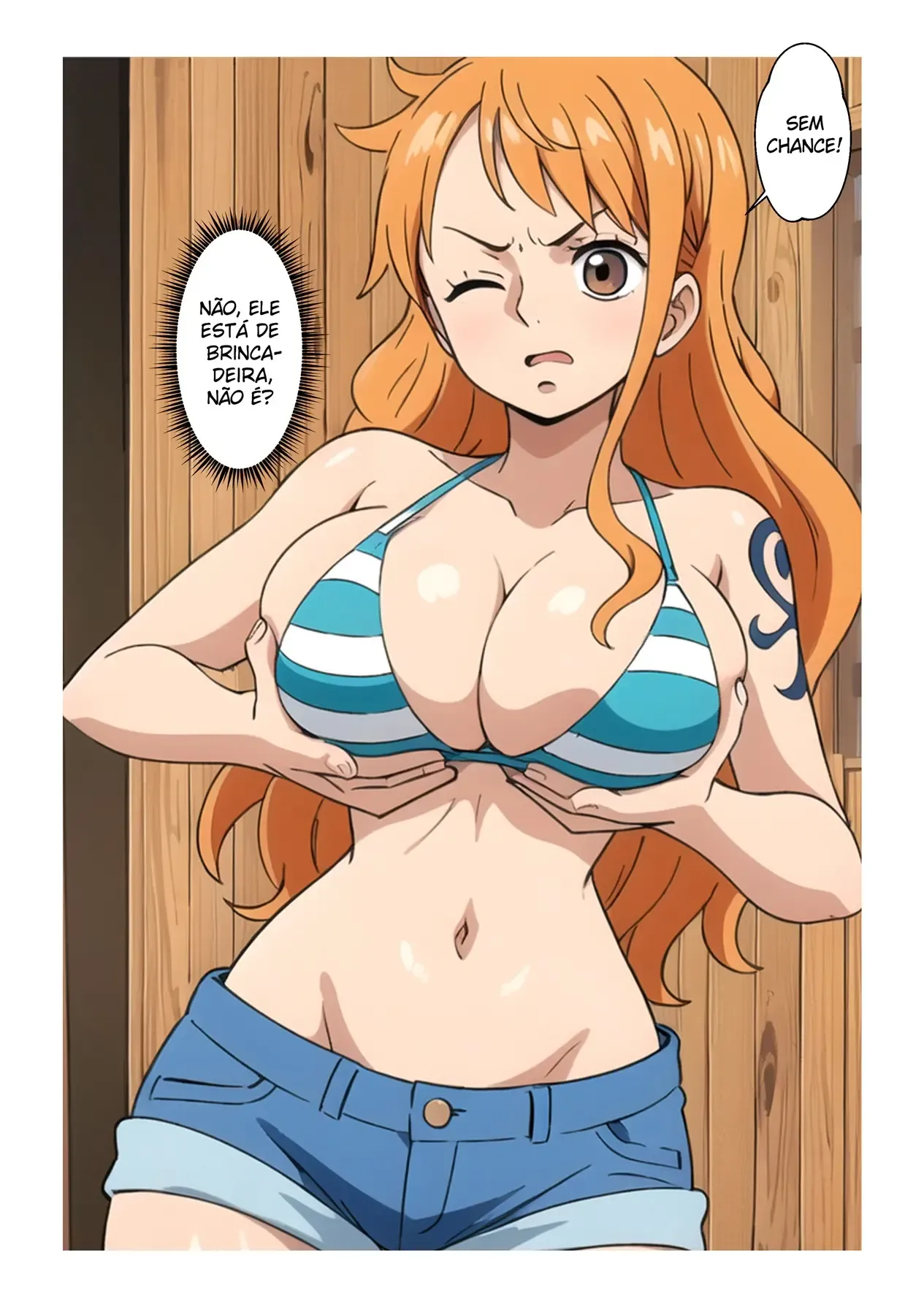 Nami Submissa: Sexo Explícito e Dominado por Smoker em HQ do One Piece