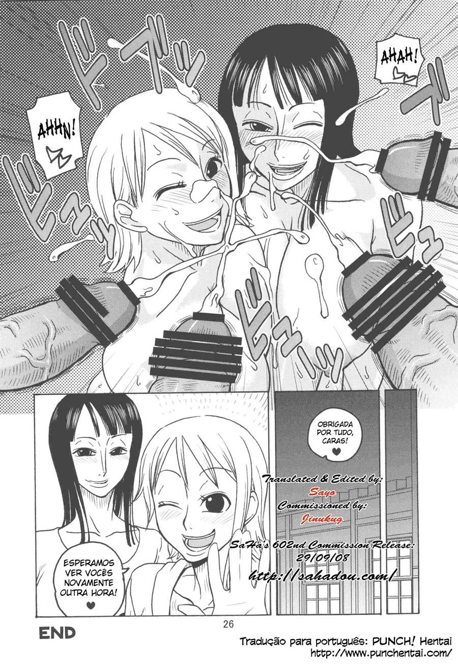Diário de Surra de Surras da Nami e Robin em One Piece