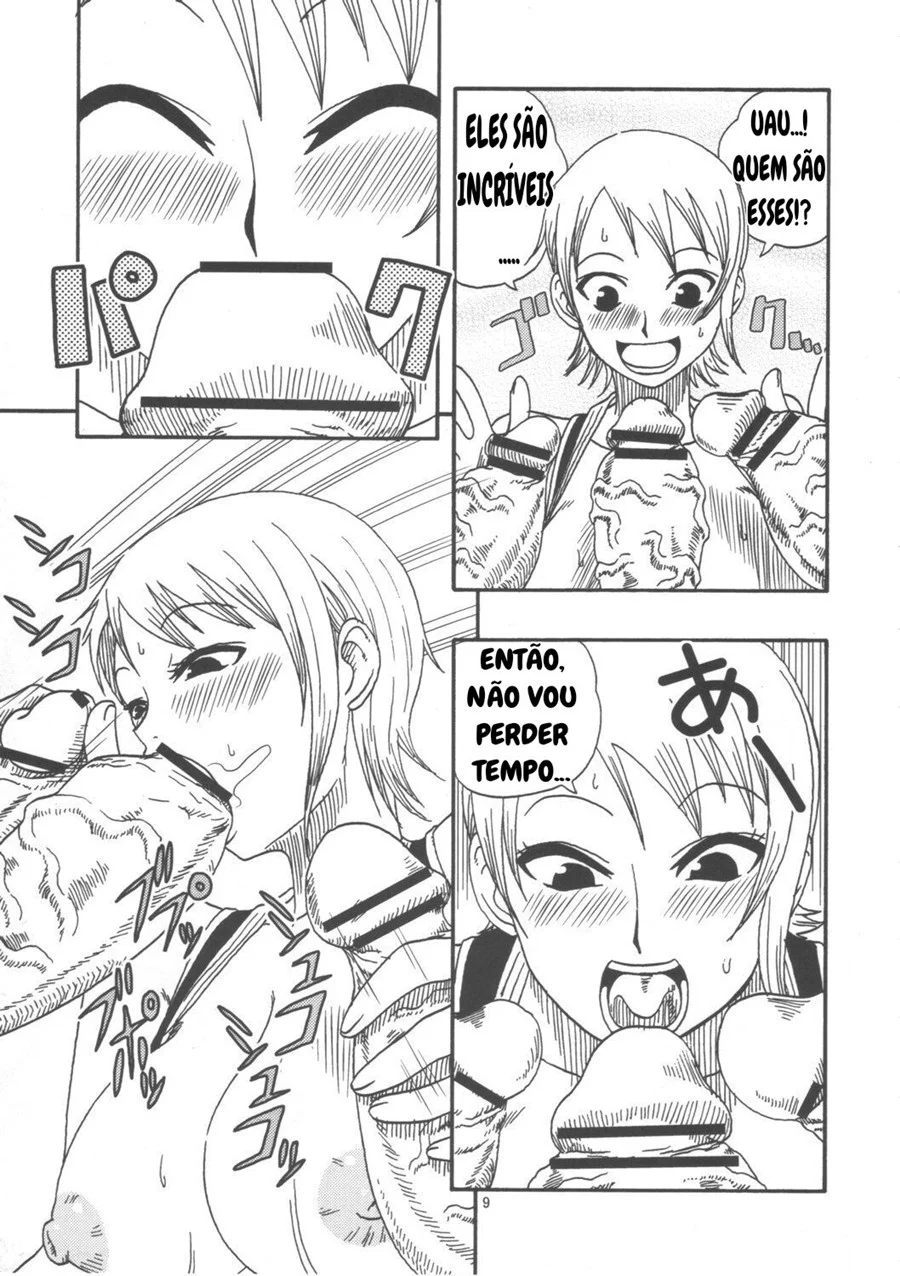 Diário Erótico de Nami - Surra de Prazer no Mundo de One Piece