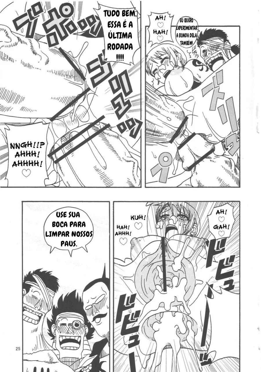 Diário Erótico de Nami - Surra de Prazer no Mundo de One Piece
