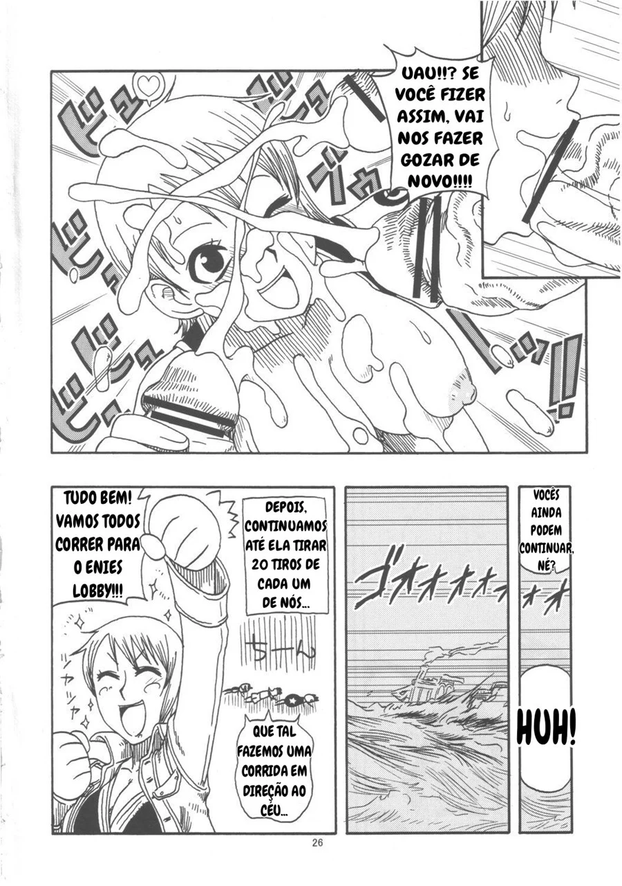 Diário Erótico de Nami - Surra de Prazer no Mundo de One Piece