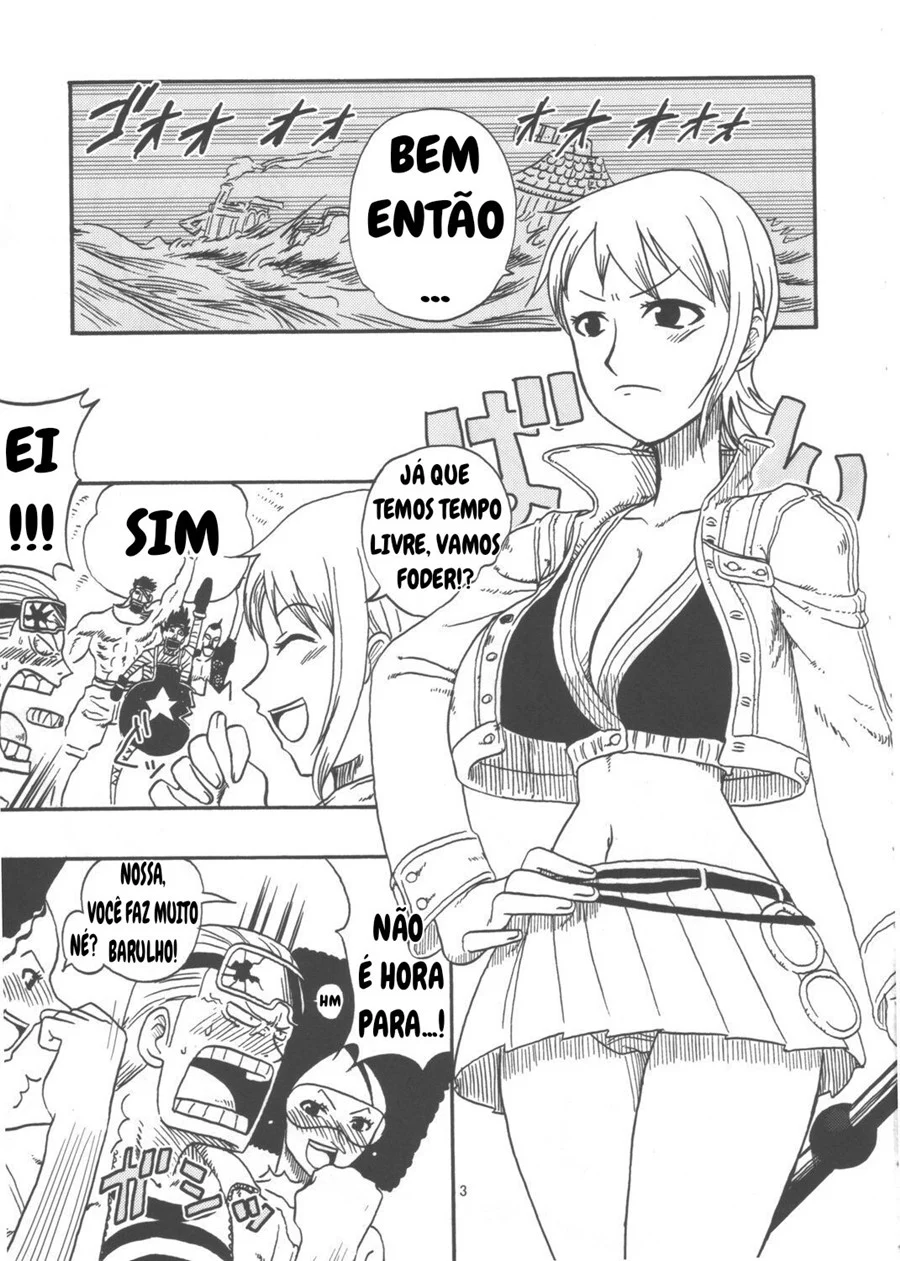 Diário Erótico de Nami - Surra de Prazer no Mundo de One Piece