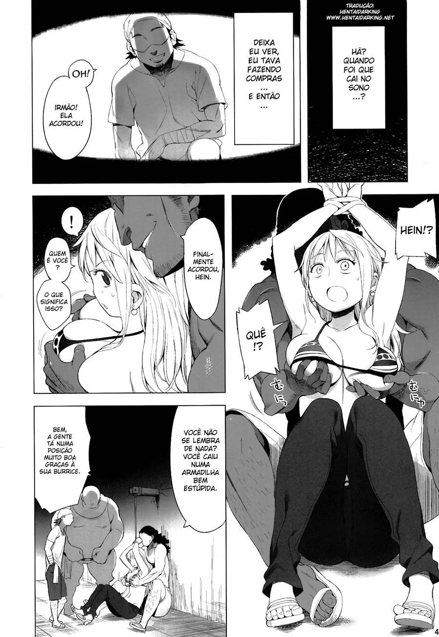 Nami Sentada na Pica do Luffy - Hentai Explícito de One Piece