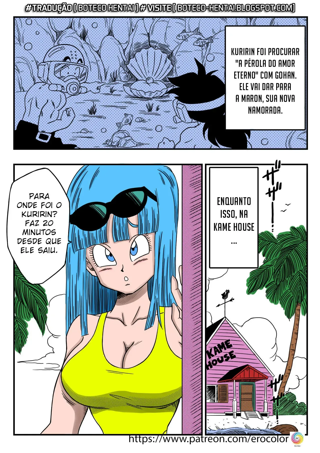 Namorada Putinha do Dragon Ball: Sexo Explícito nos Quadrinhos Eróticos