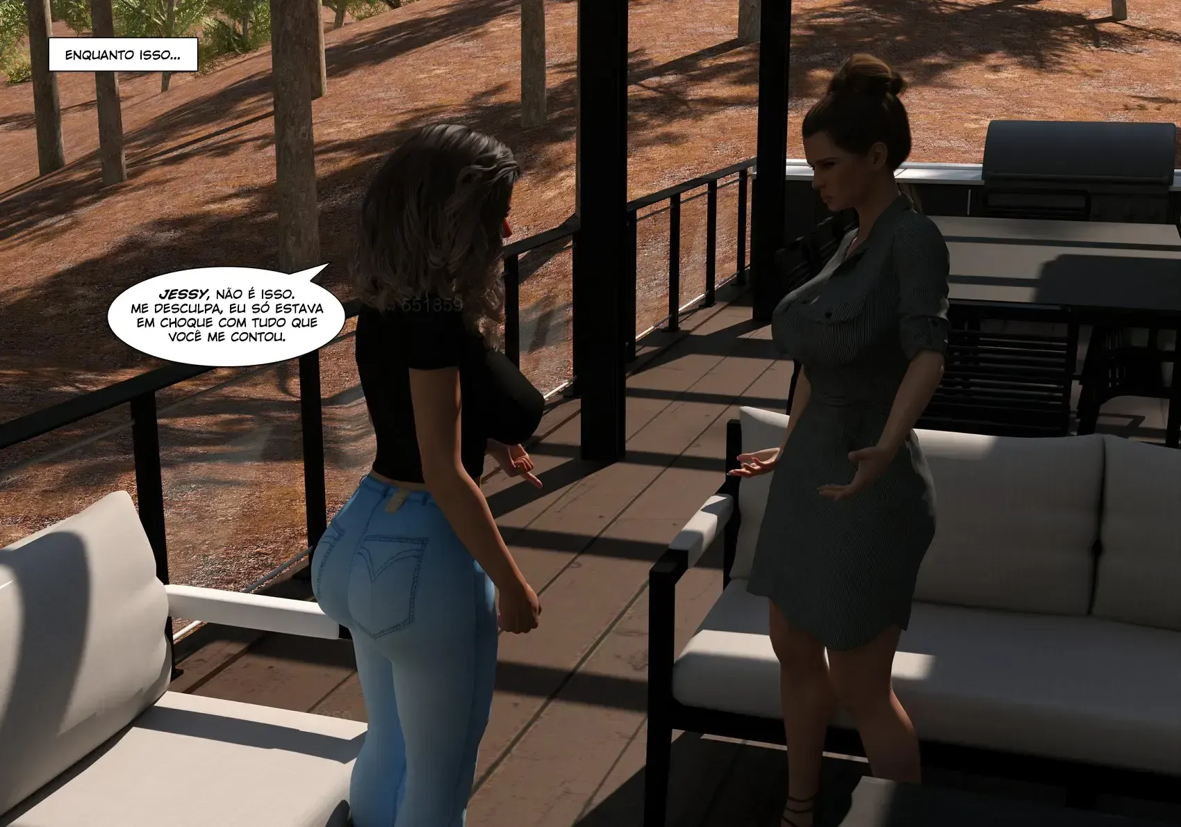 Quadrinhos Eróticos 3D: A Fornicação Deliciosa de NandoF e sua Mãe