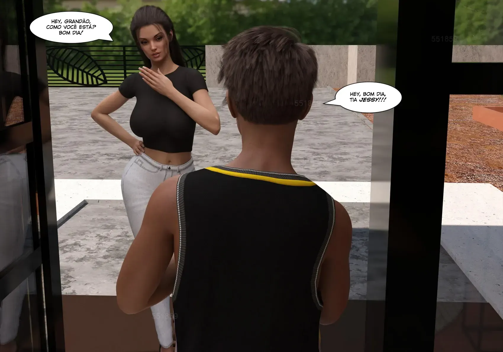 Quadrinhos Eróticos 3D: A Fornicação Deliciosa de NandoF e sua Mãe