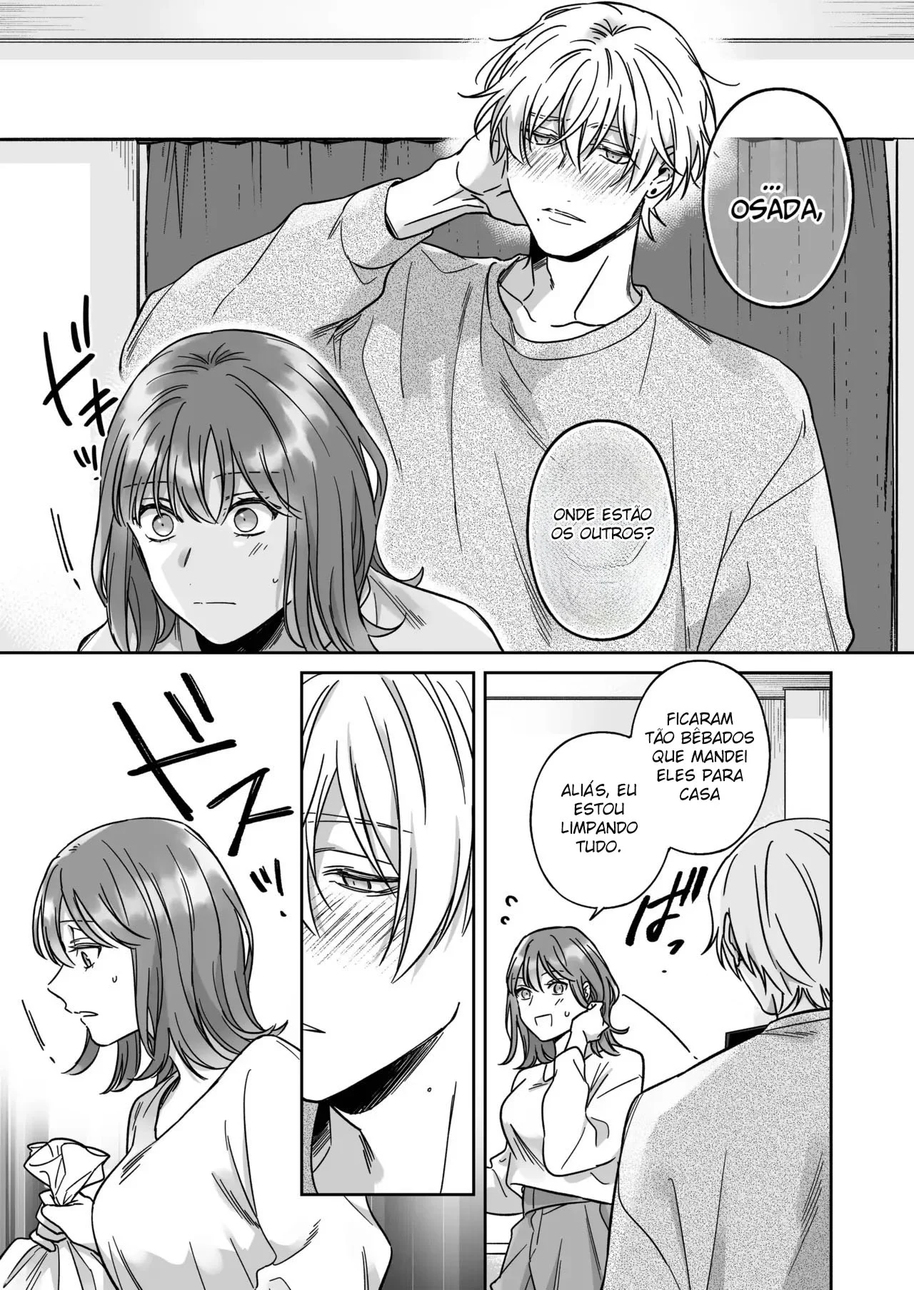 Insatisfeita, ela me implora para entrar com tudo enquanto seu namorado assiste