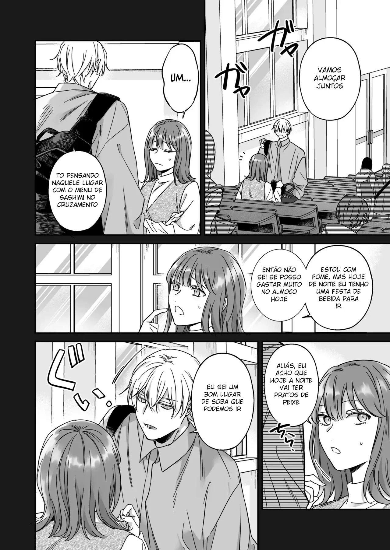 Insatisfeita, ela me implora para entrar com tudo enquanto seu namorado assiste