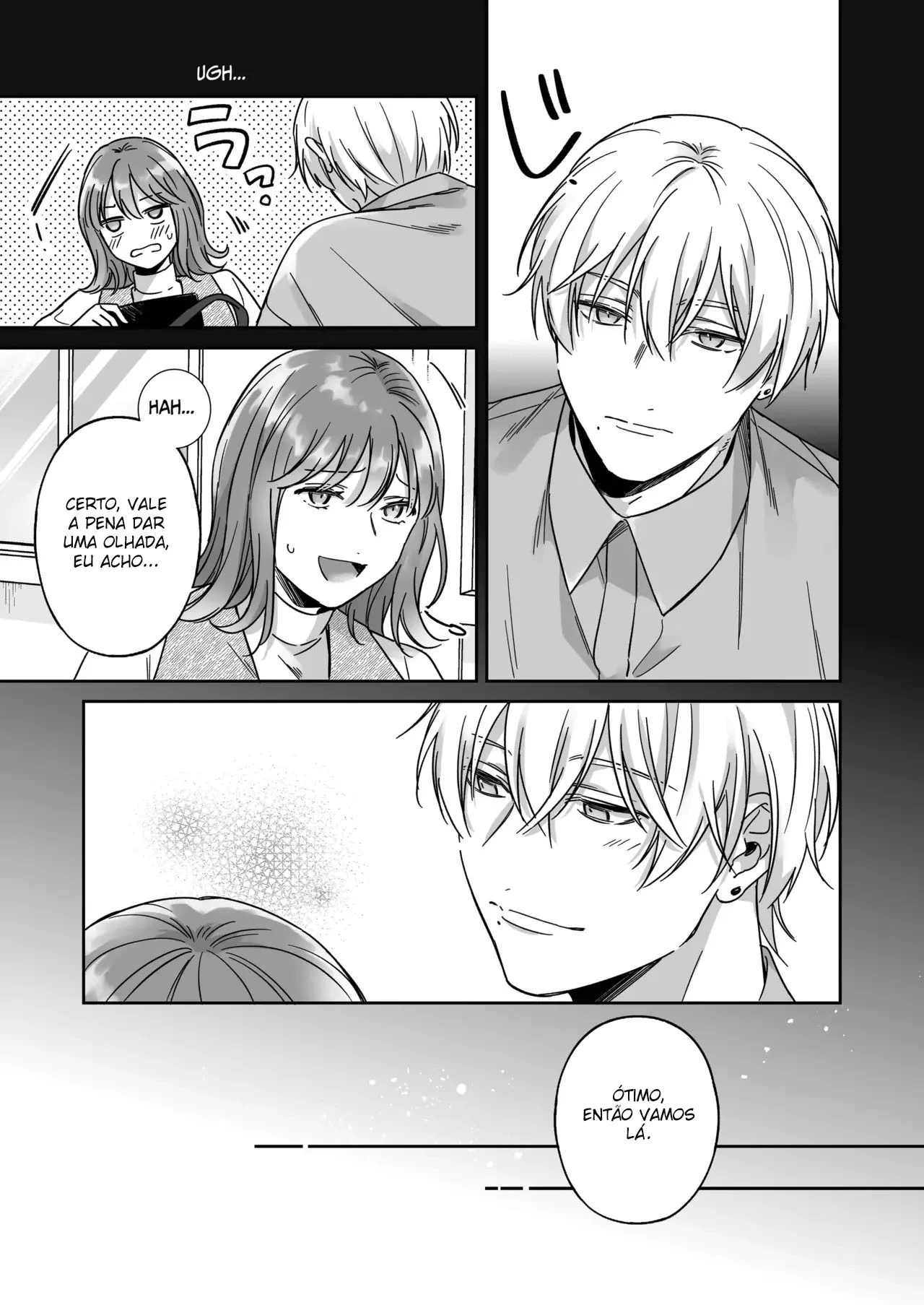 Insatisfeita, ela me implora para entrar com tudo enquanto seu namorado assiste