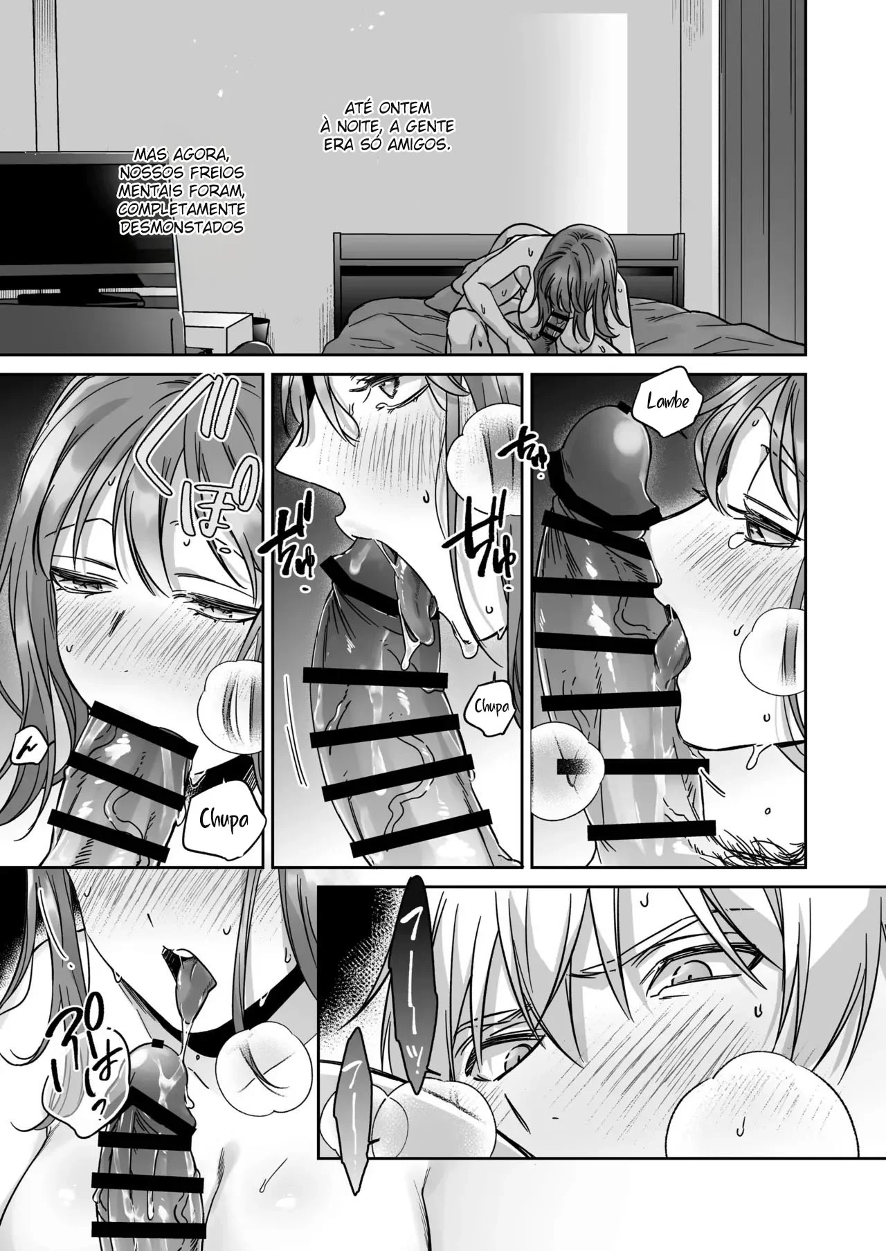 Insatisfeita, ela me implora para entrar com tudo enquanto seu namorado assiste