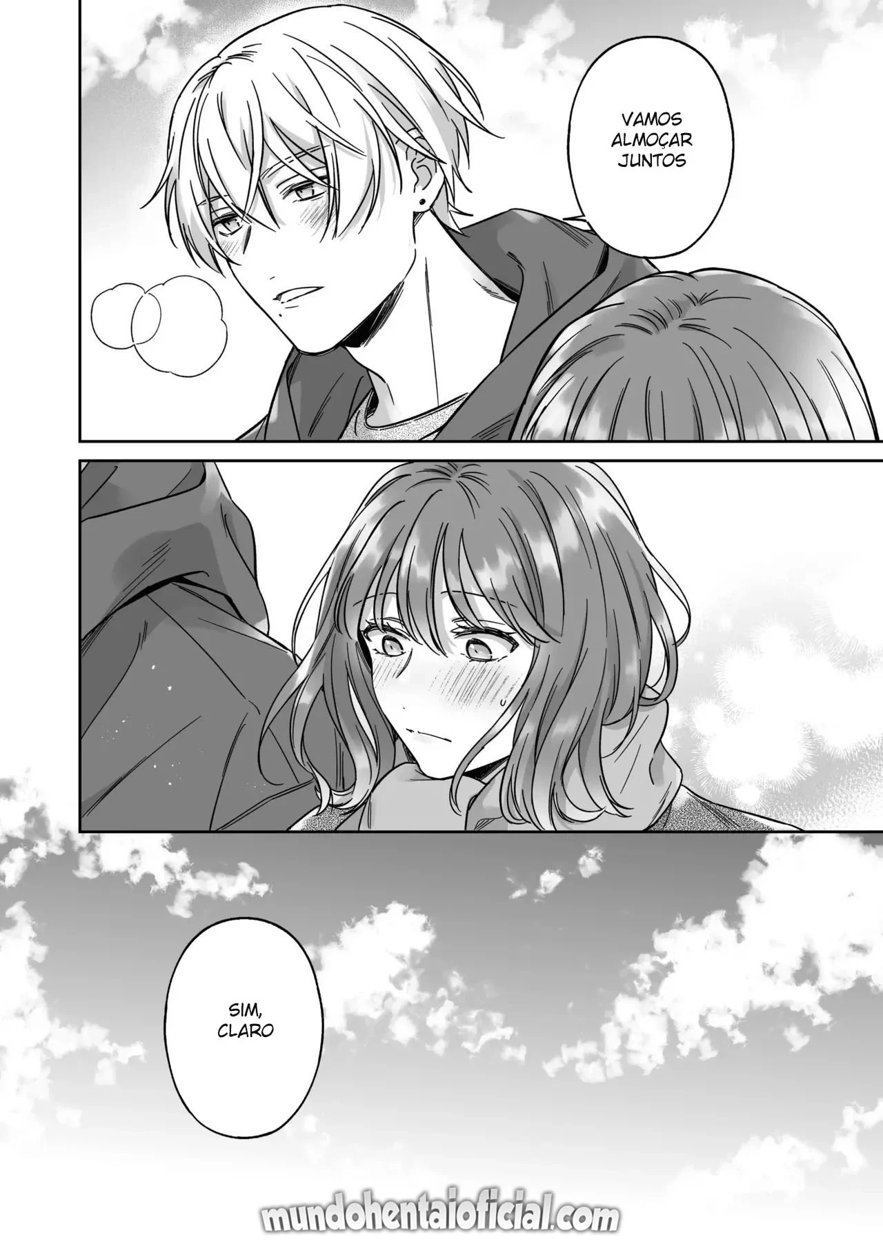 Insatisfeita, ela me implora para entrar com tudo enquanto seu namorado assiste