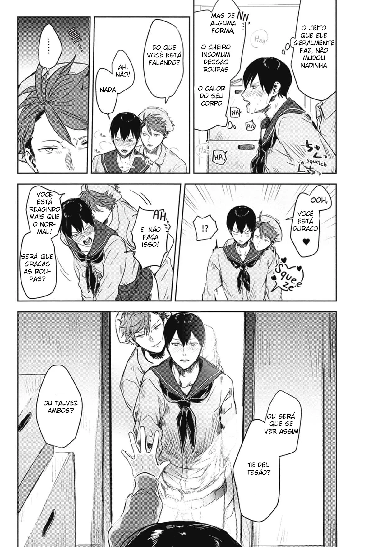 Não Consigo Me Controlar Com Você Por Perto! - HQ Erótica Yaoi Explícita