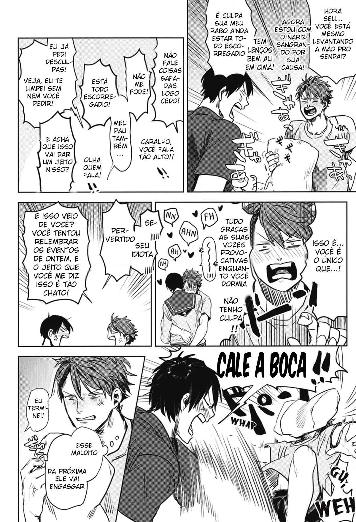 Não Consigo Me Controlar Com Você Por Perto! - HQ Erótica Yaoi Explícita