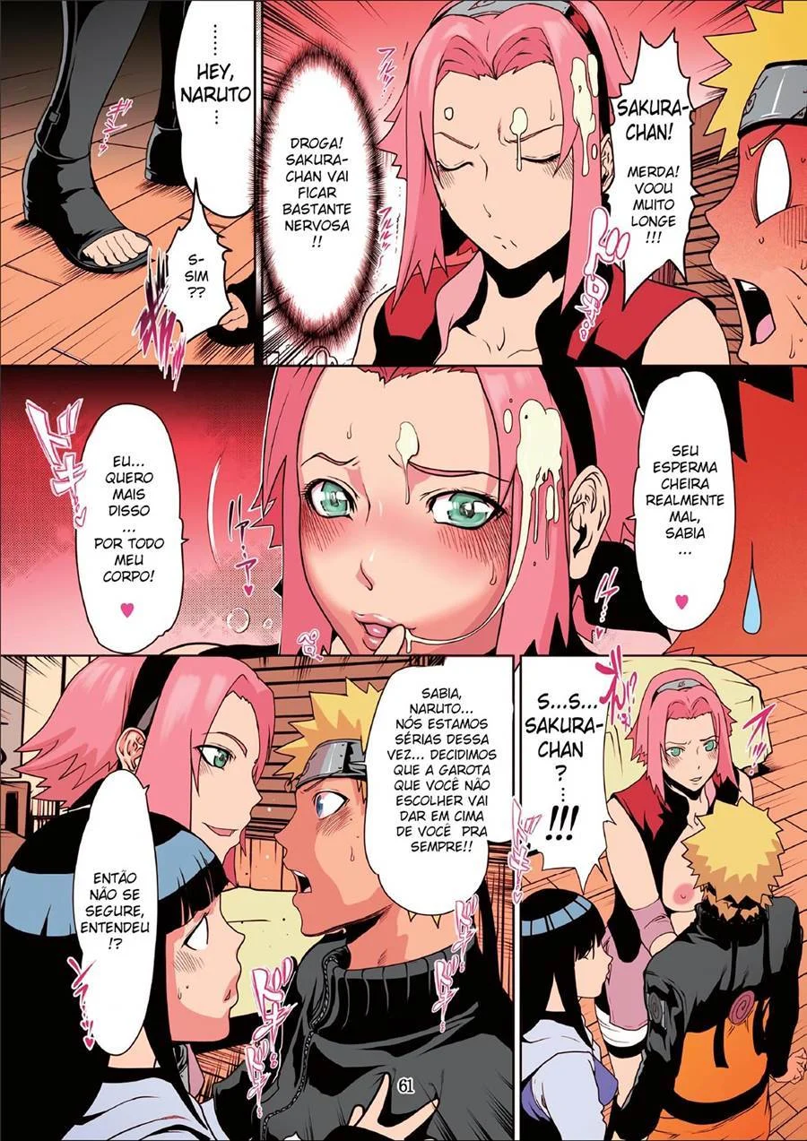 Naruto: Quadrinhos Eróticos Explícitos com os Personagens mais Safados