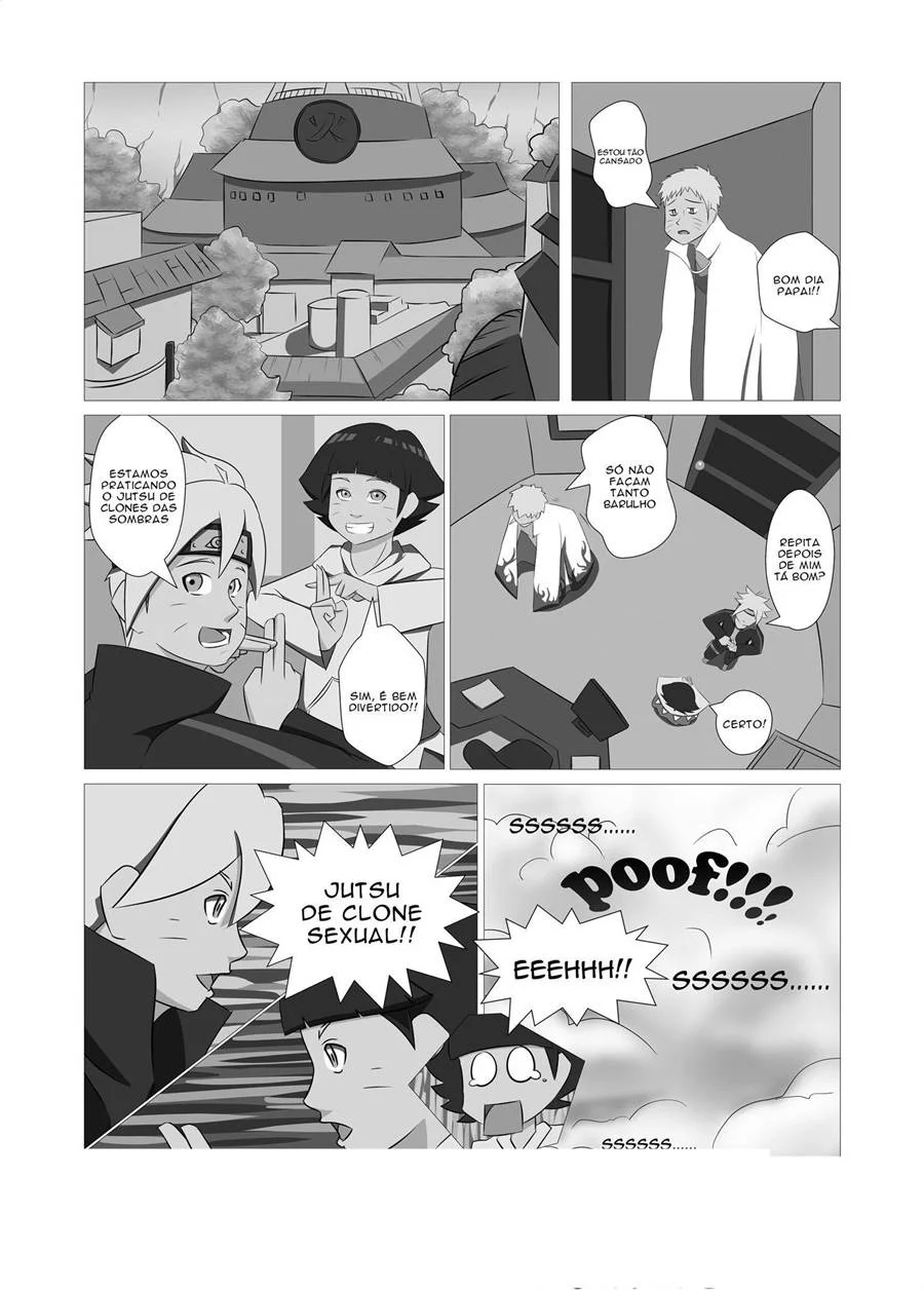 Naruto Dando Duro na Sua Pequena Himawari - Hentai Explícito e Safado